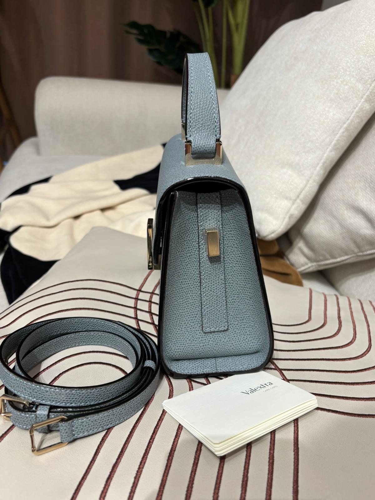 Valextra iside micro crossbody bag 100%Authentic, 98%new ✅ certificate ✅dust bag