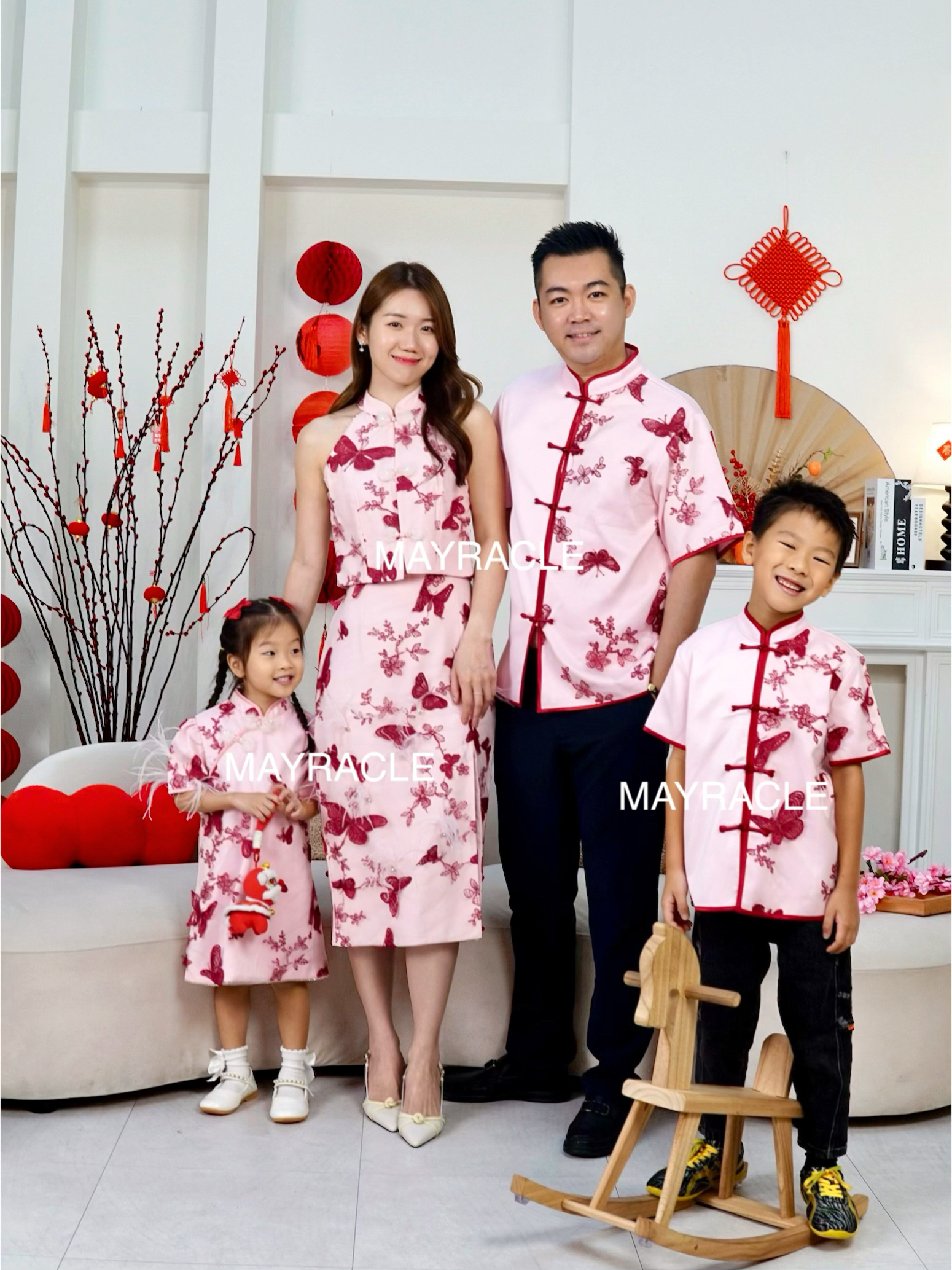 [PRE-ORDER] CNY 2027 Butterfly (蝶) Girl Cheongsam