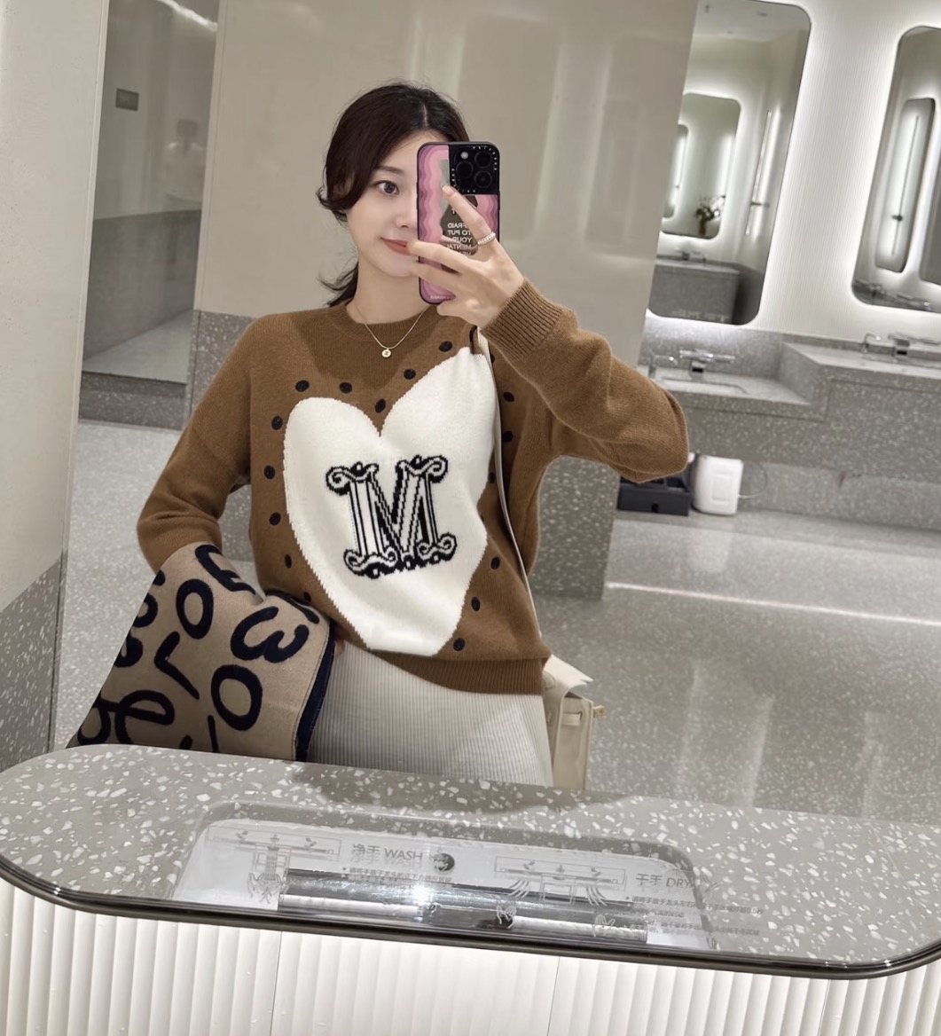 清貨價‼️Maxmara cashmere 寬鬆款毛衣 Size XS S