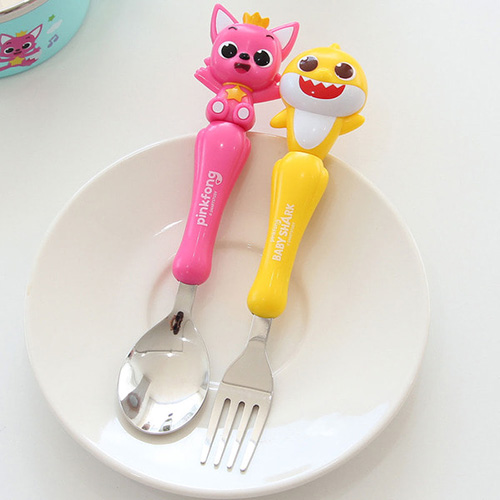 【預訂】韓國直送 Baby Shark / Pink Fong 立體餐具套裝