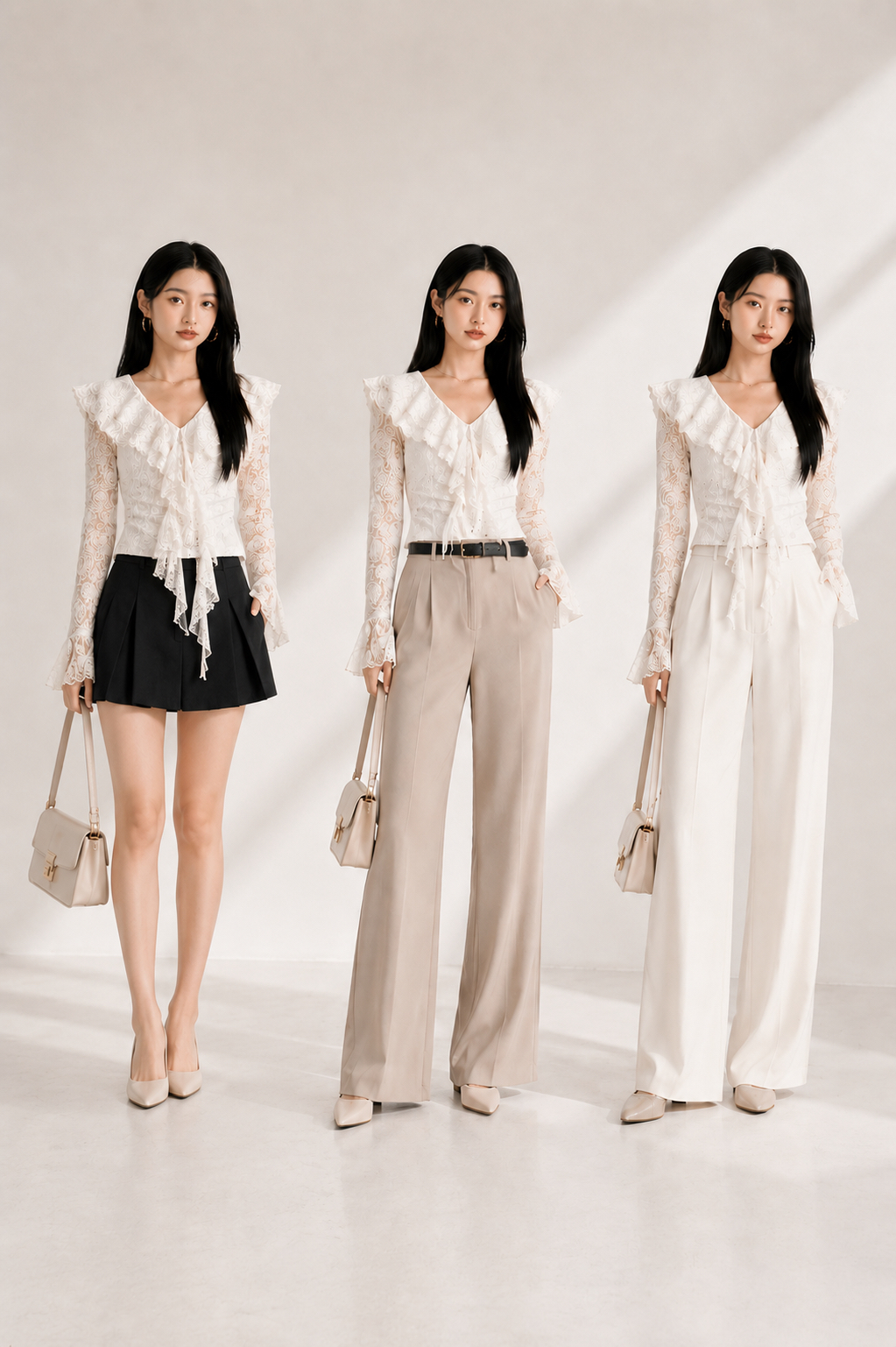 5151 PREMIUM LACE BLOUSE 高级气质感蕾丝上衣