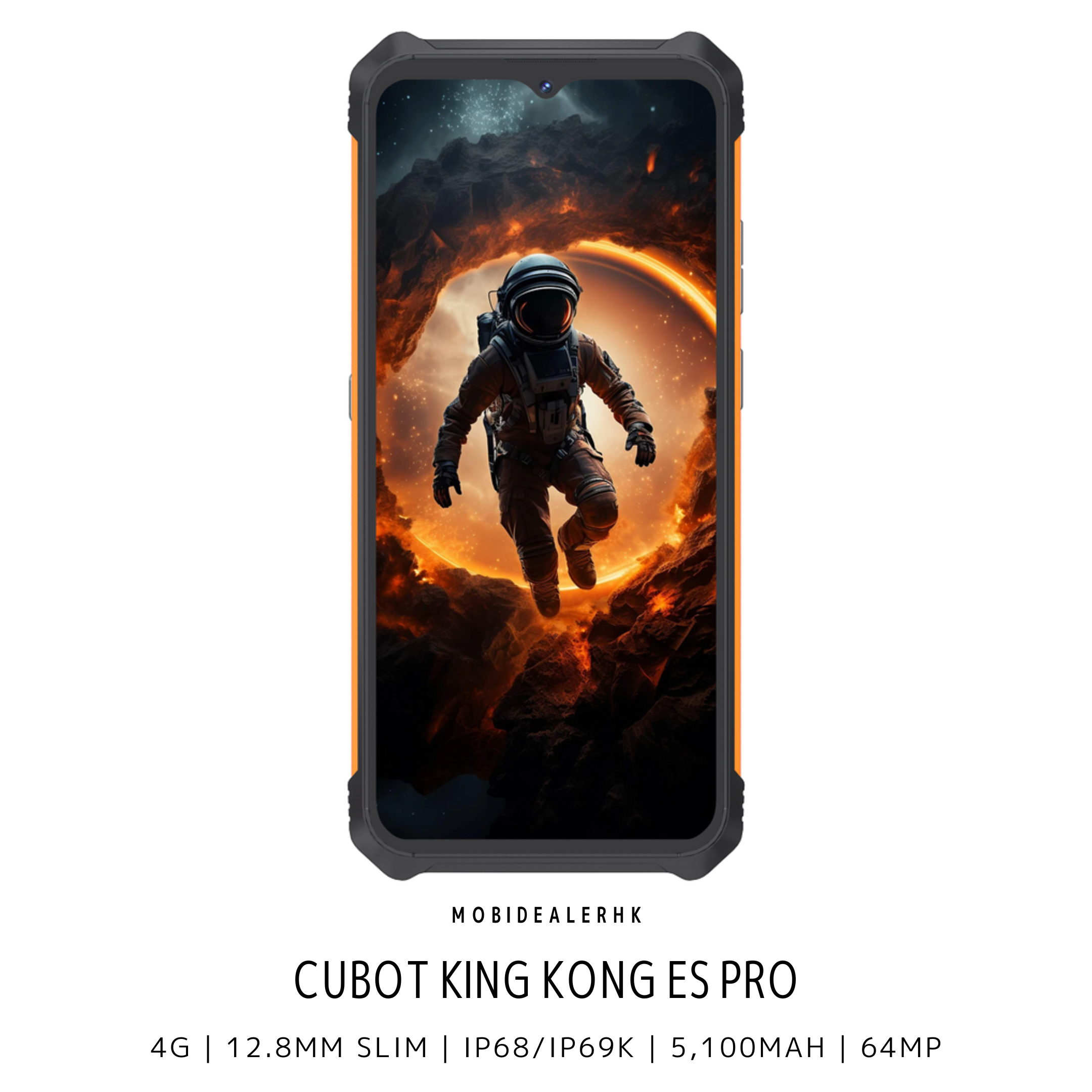 Cubot KingKong ES Pro | 4G | 三防手機 | 12.8mm 輕薄機身 | IP68/IP69K | 5100mAh | 64MP