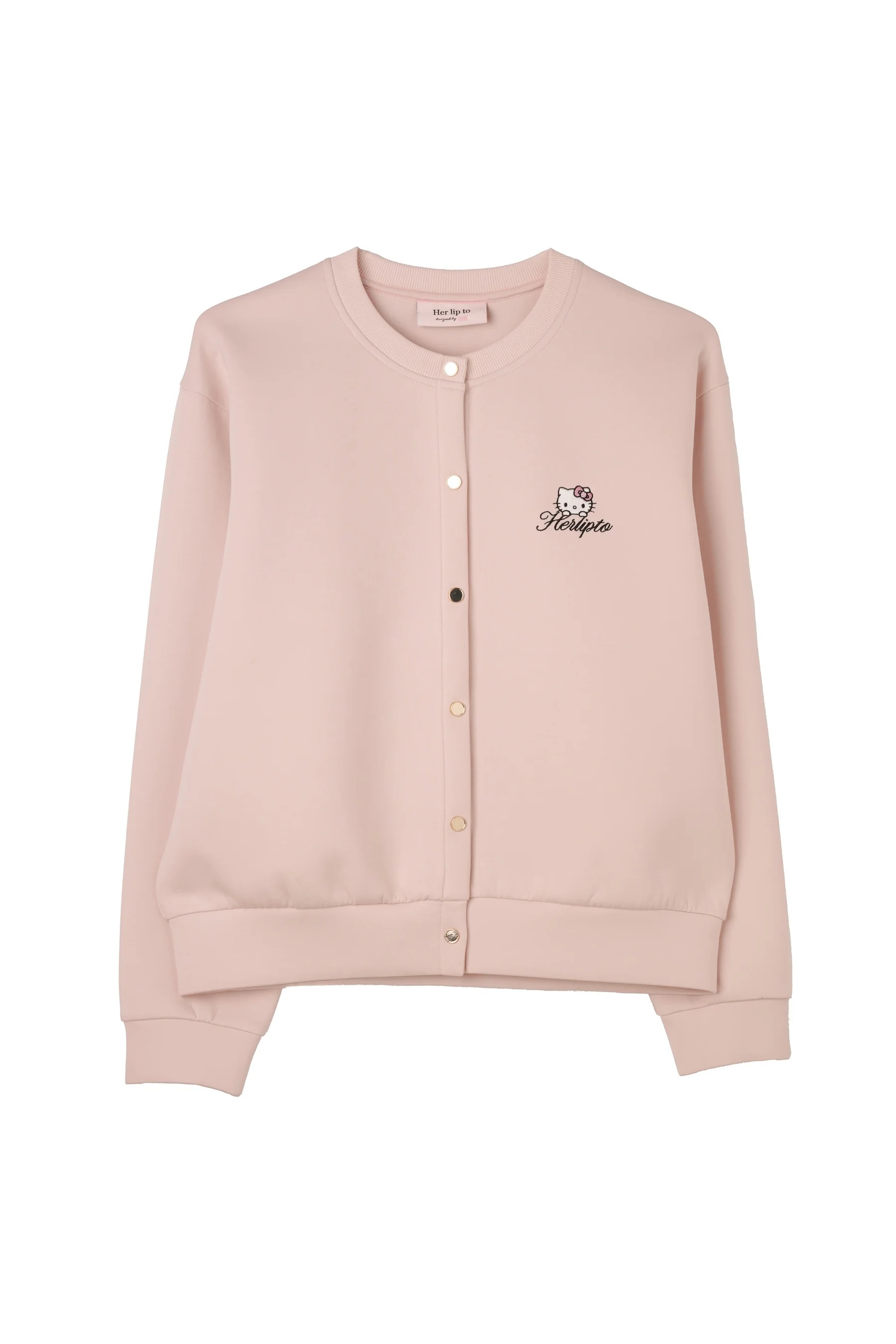 🎀【預訂】Her lip to × Kitty Gold Button Cardigan P