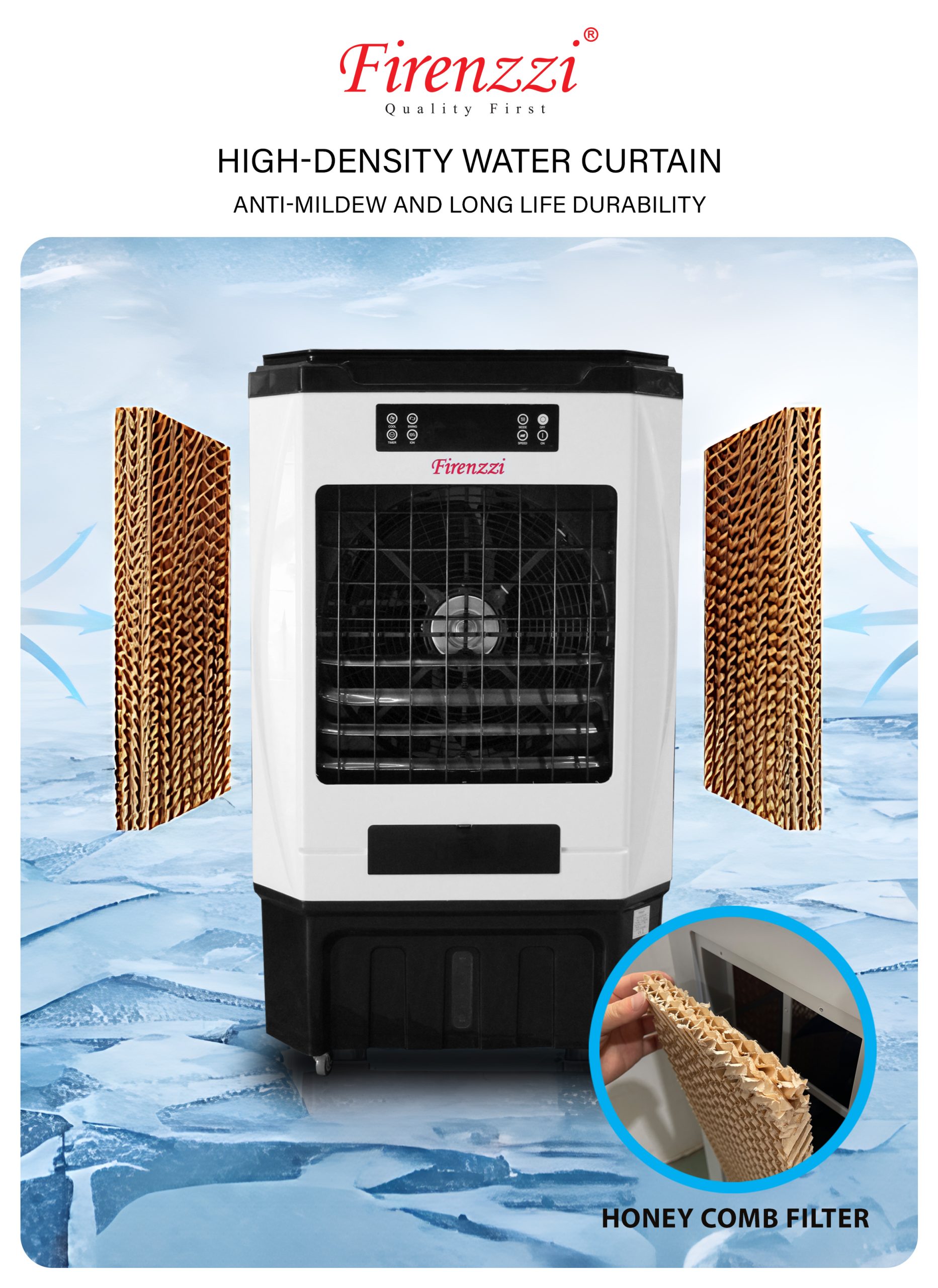 Firenzzi 120L Air Cooler (FAC-1911)