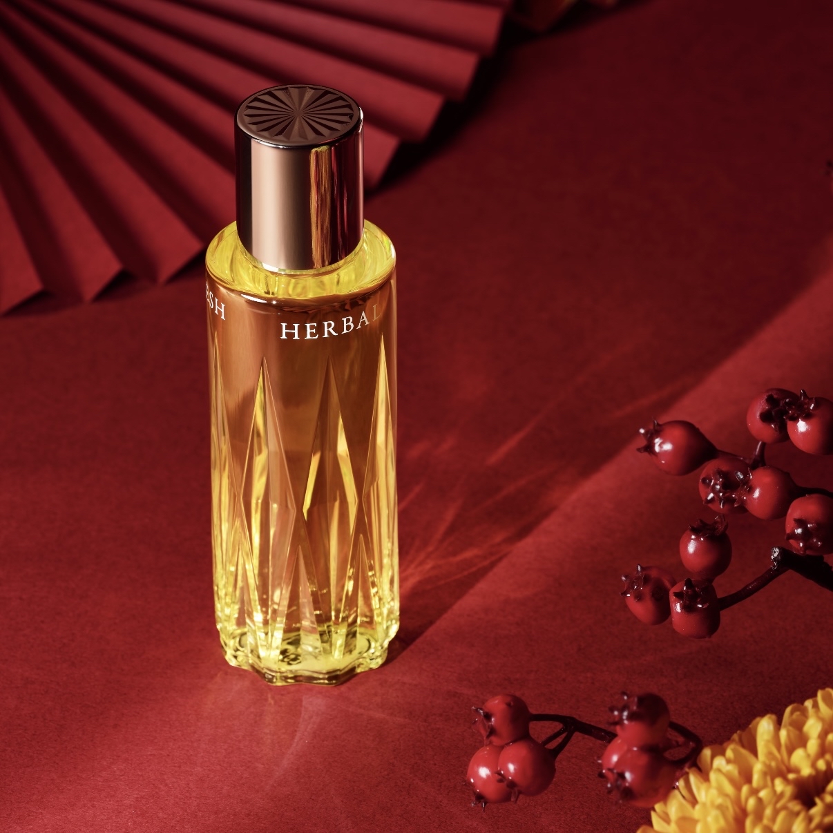 ALBION HERBAL OIL 奧爾濱FRESH LUMINOUS HERBAL OIL 五重植萃瑩澤精華油 黃金全效油40ML （日本本土最新版）