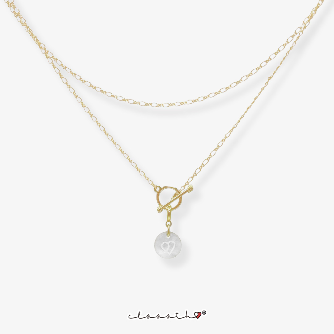 附有貝殼吊飾的項鏈