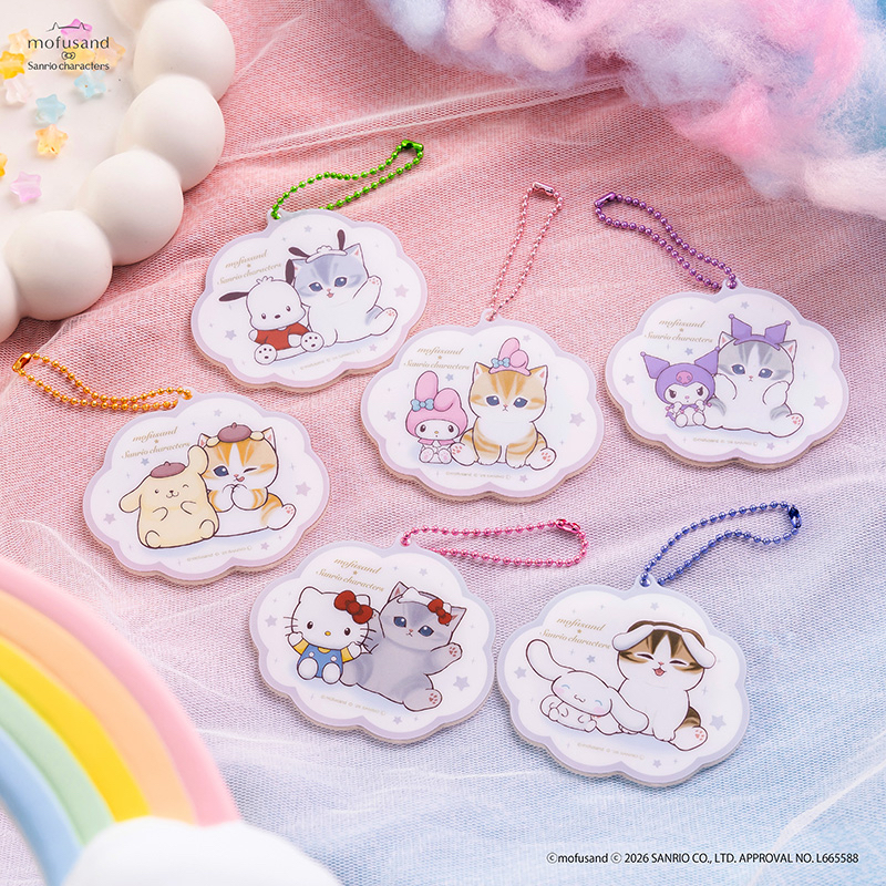 🎀【預訂】Sanrio x Mofusand 迷你鏡掛飾盲盒