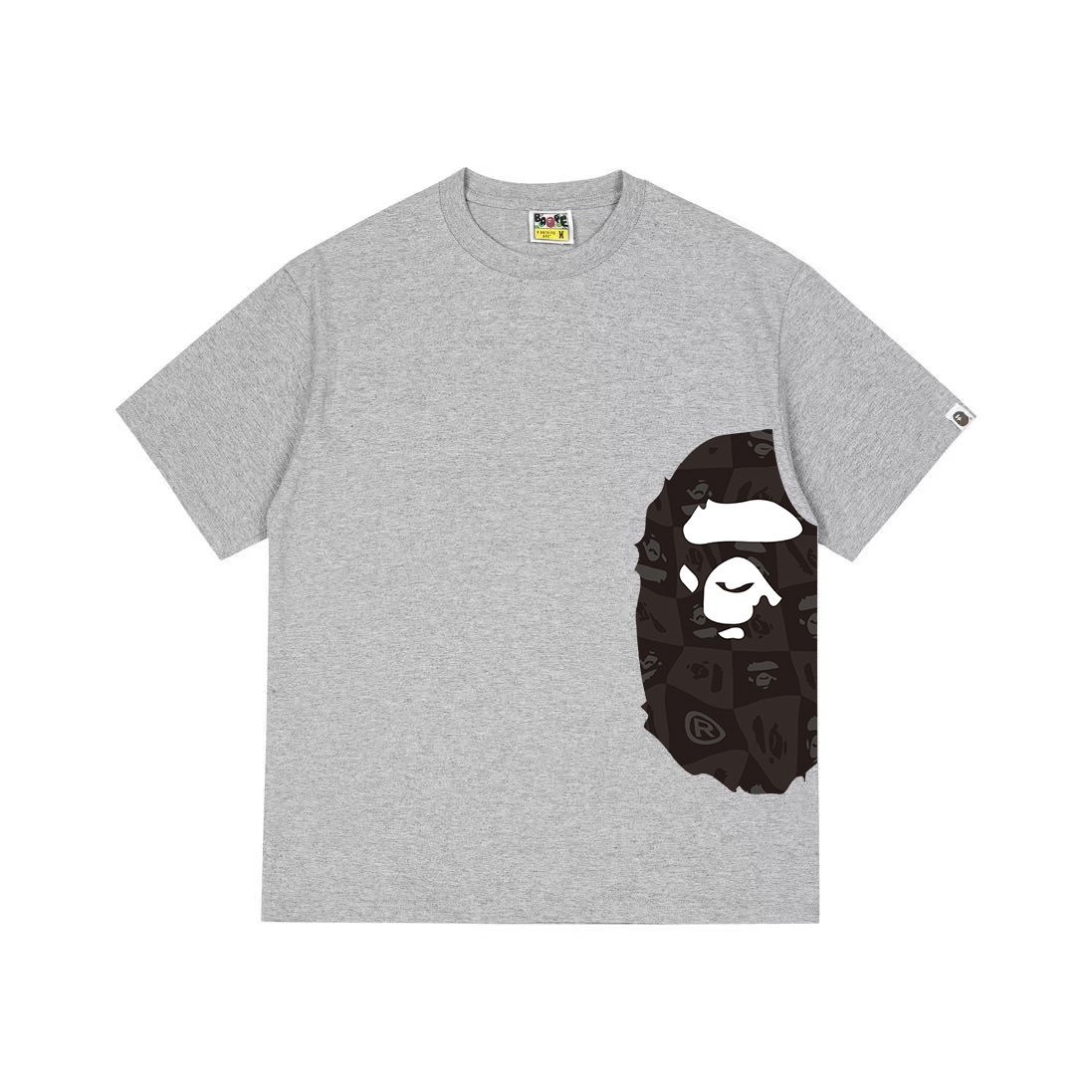 Bape Distortion Side Big Ape Head Tee