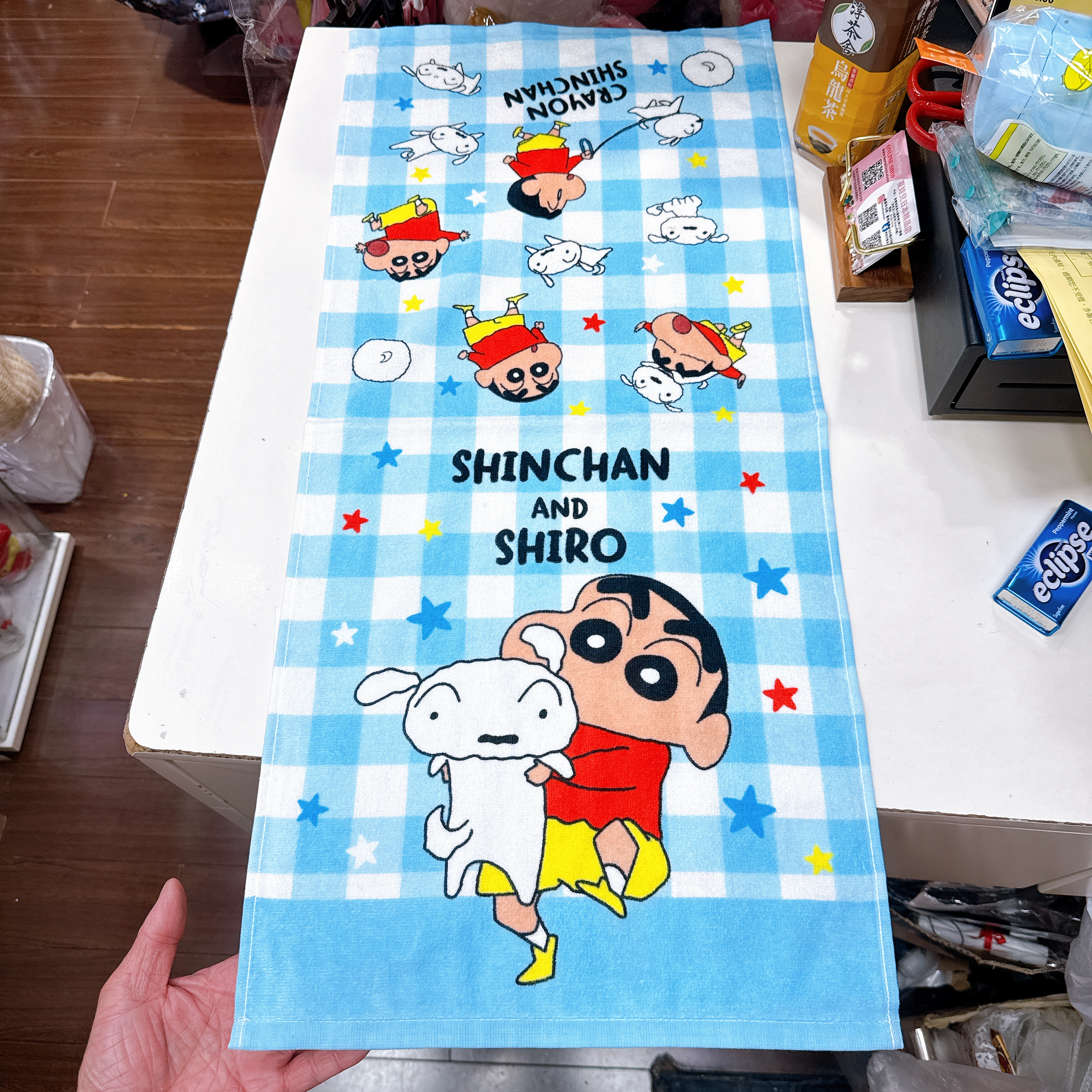 日本版蠟筆小新長毛巾