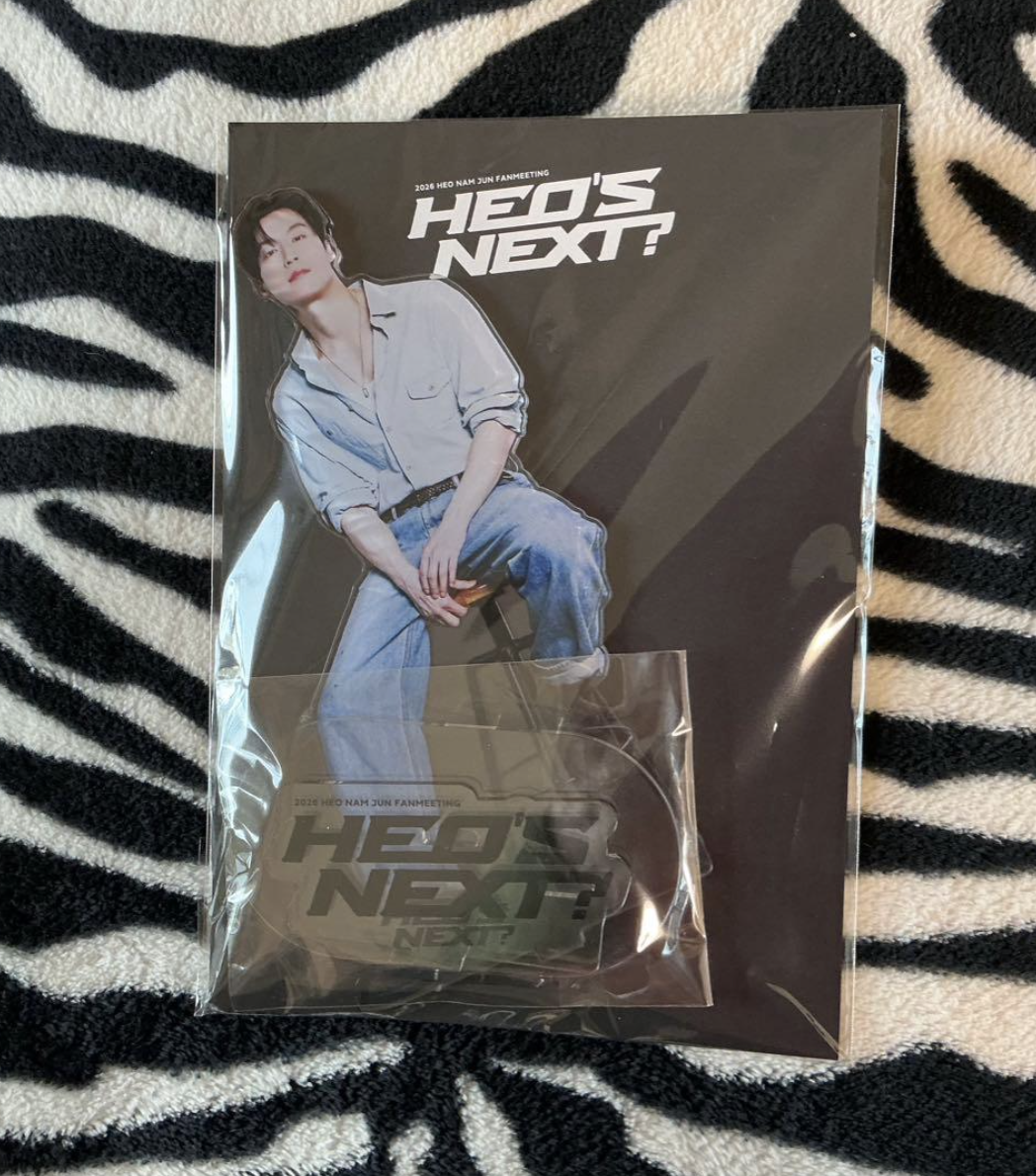 許南俊 (許楠儁) 名古屋見面會周邊 HEO NAM JUN FAN MEETING <HEO'S NEXT?> in NAGOYA 日本限定官方周邊 MD 【預購】