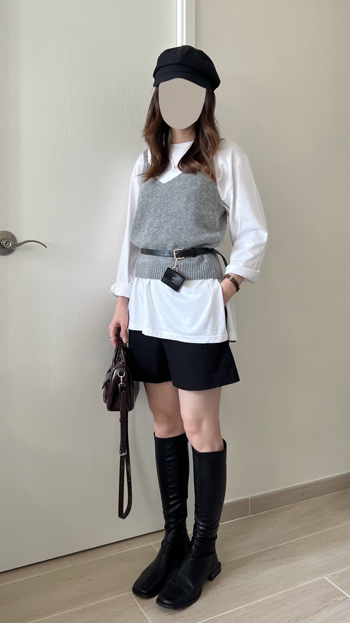 oversize腰側開叉長Tee 現貨