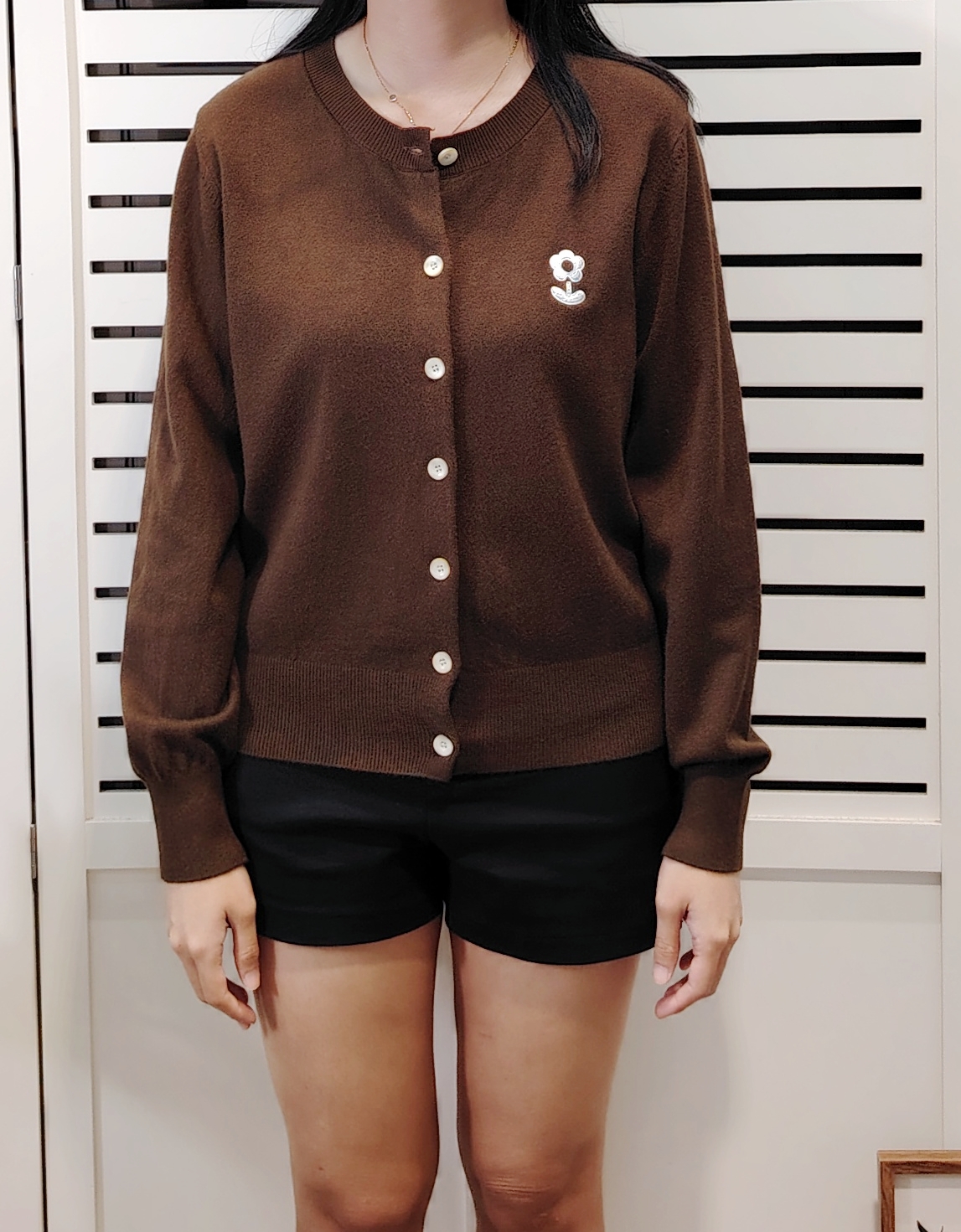 S55739 Cardigan Button Down