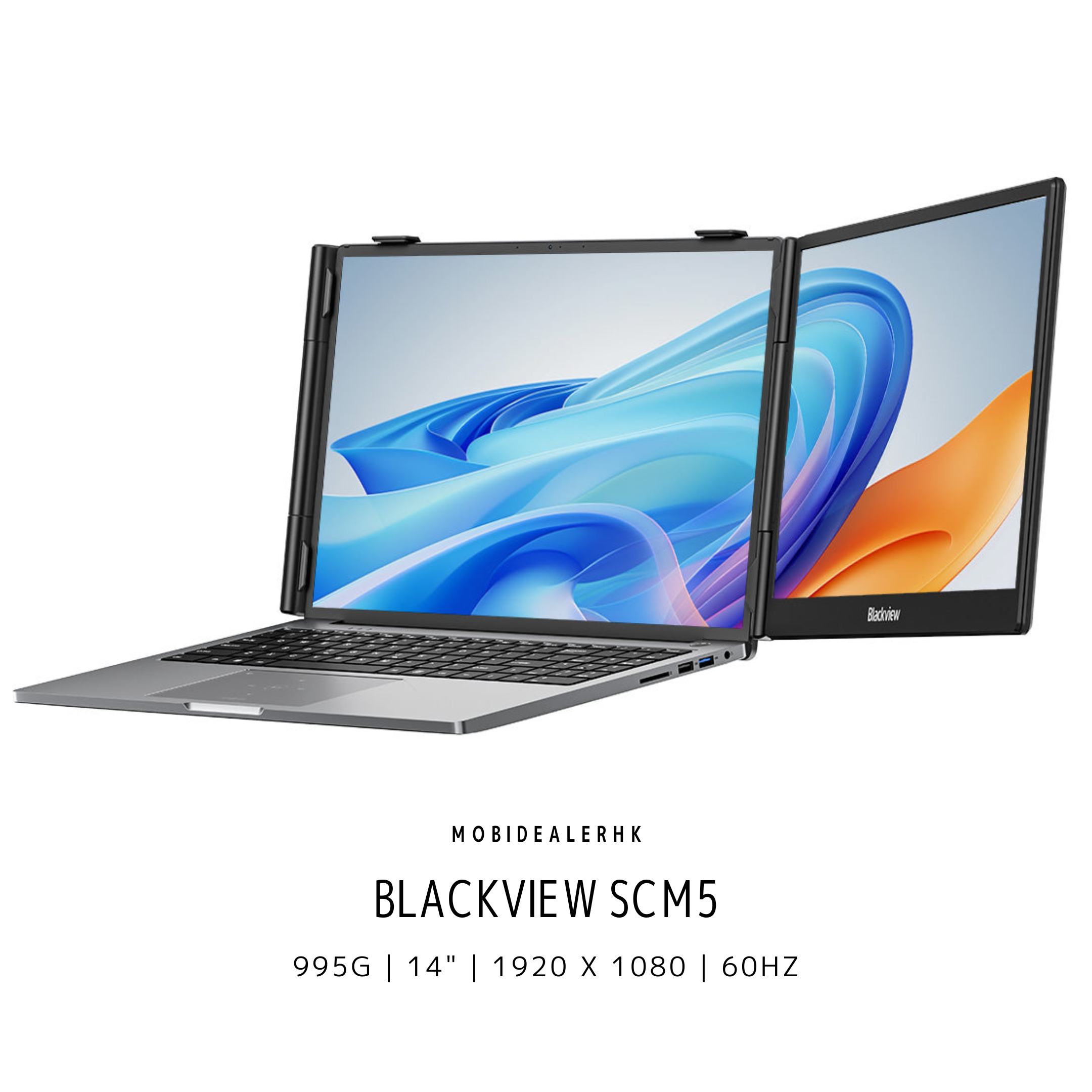 Blackview SCM5 | 便攜式螢幕 | 14" | 1920 x 1080 | 60Hz | 300 Nits | 157 PPI | 995g