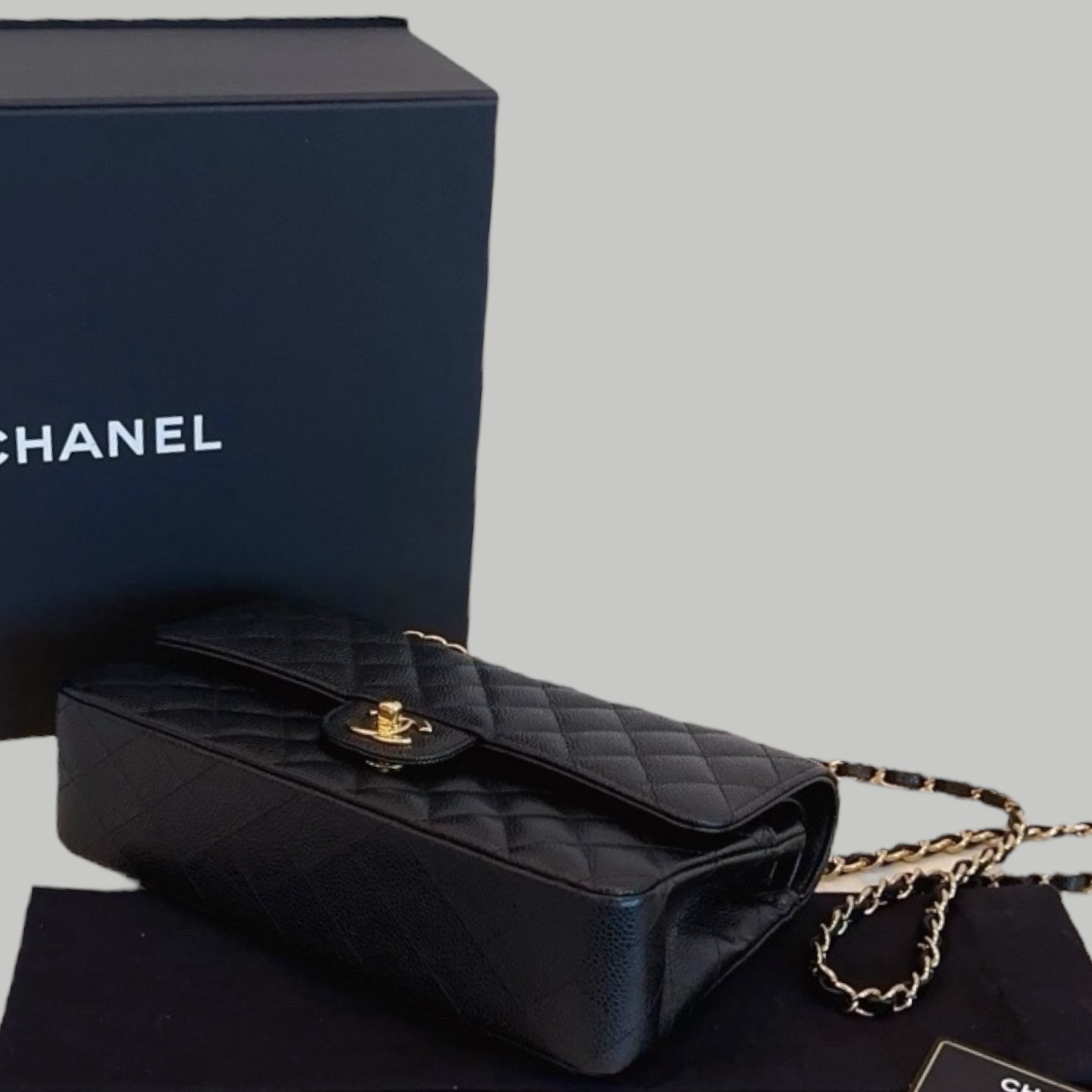 Chanel  Caviar CF25 金扣