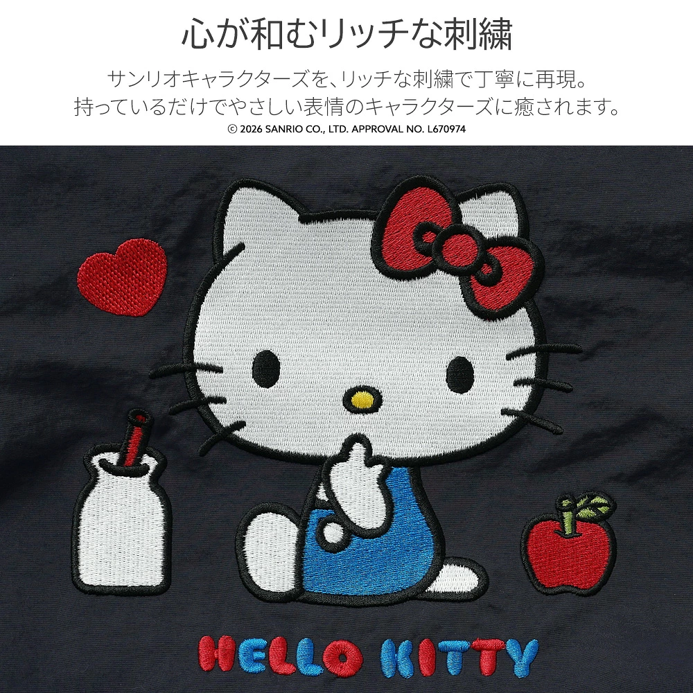 【日本直送】Sanrio × unify 輕量撥水加工刺繡手袋 15L