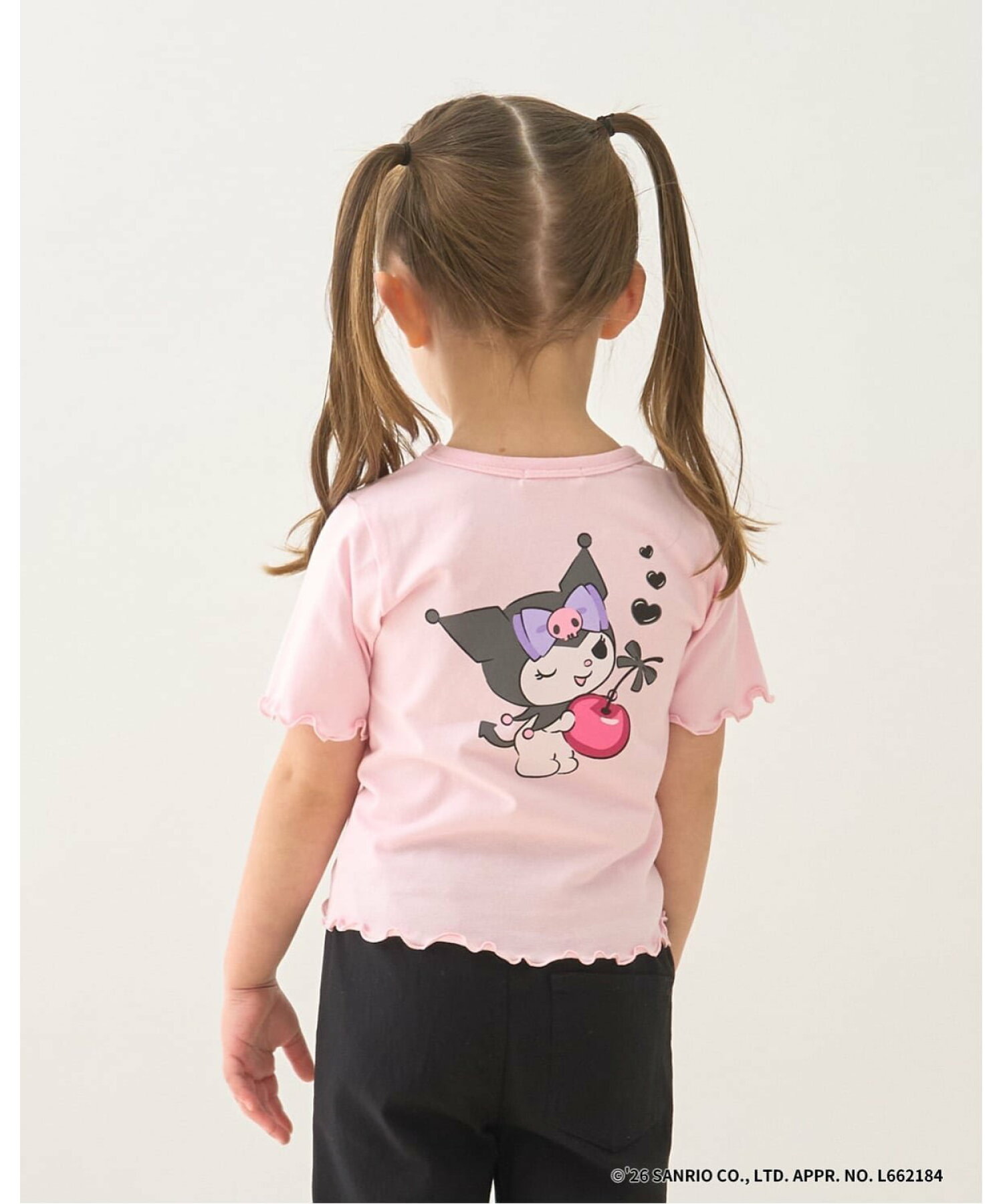 🆕【⭐訂購⭐】🇯🇵 日本直送 🌀🇯🇵 日本直送🇯🇵 #Kuromi 縷空心形領 褶邊袖 短袖Tee［4款選］🌀 [ELCA-0114][260327]