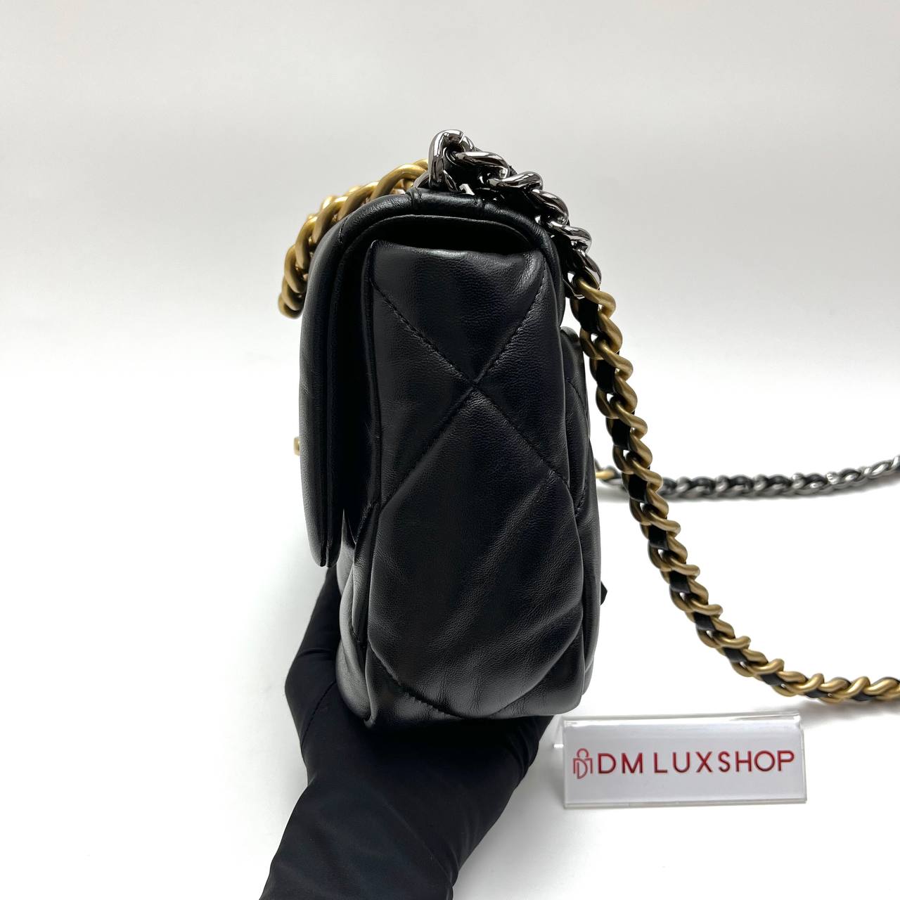 Chanel 19 Bag Small Black GHW (Microchip)