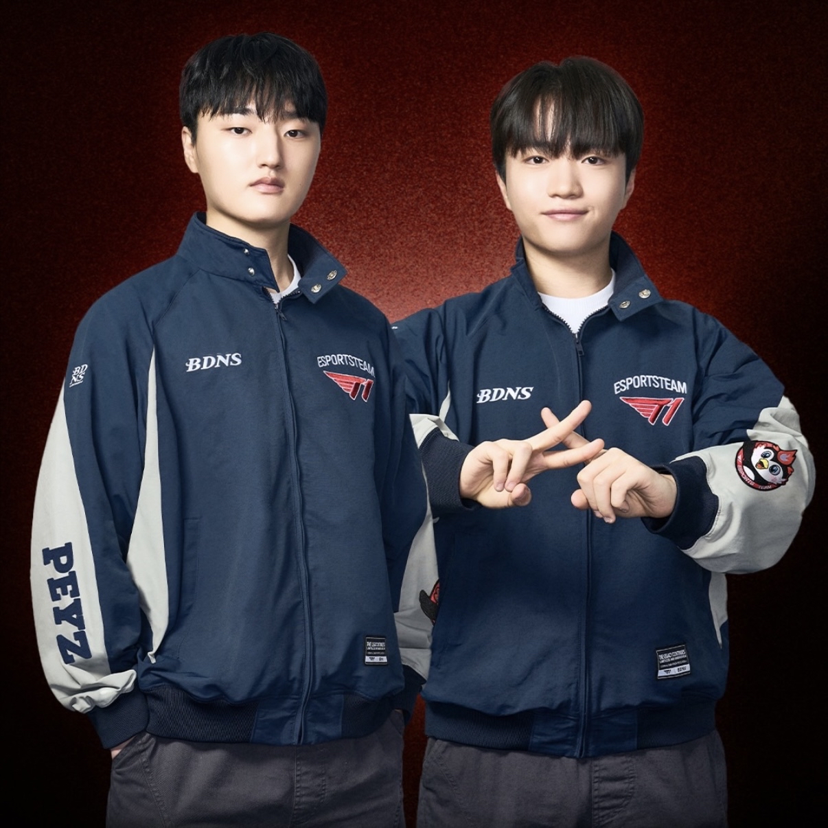 [BDNS x T1] Base Jacket Navy