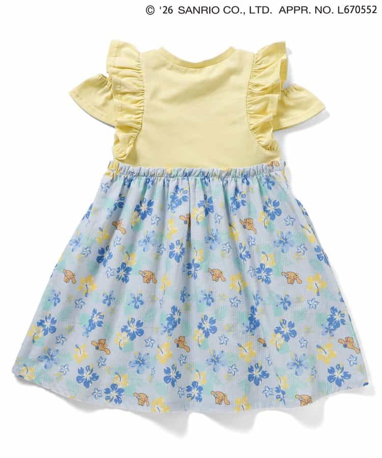 🇯🇵預訂 日本直送🇯🇵Apres les cours x Sanrio系列三色烘烤人物印花花卉滿拼接荷葉邊連身裙
