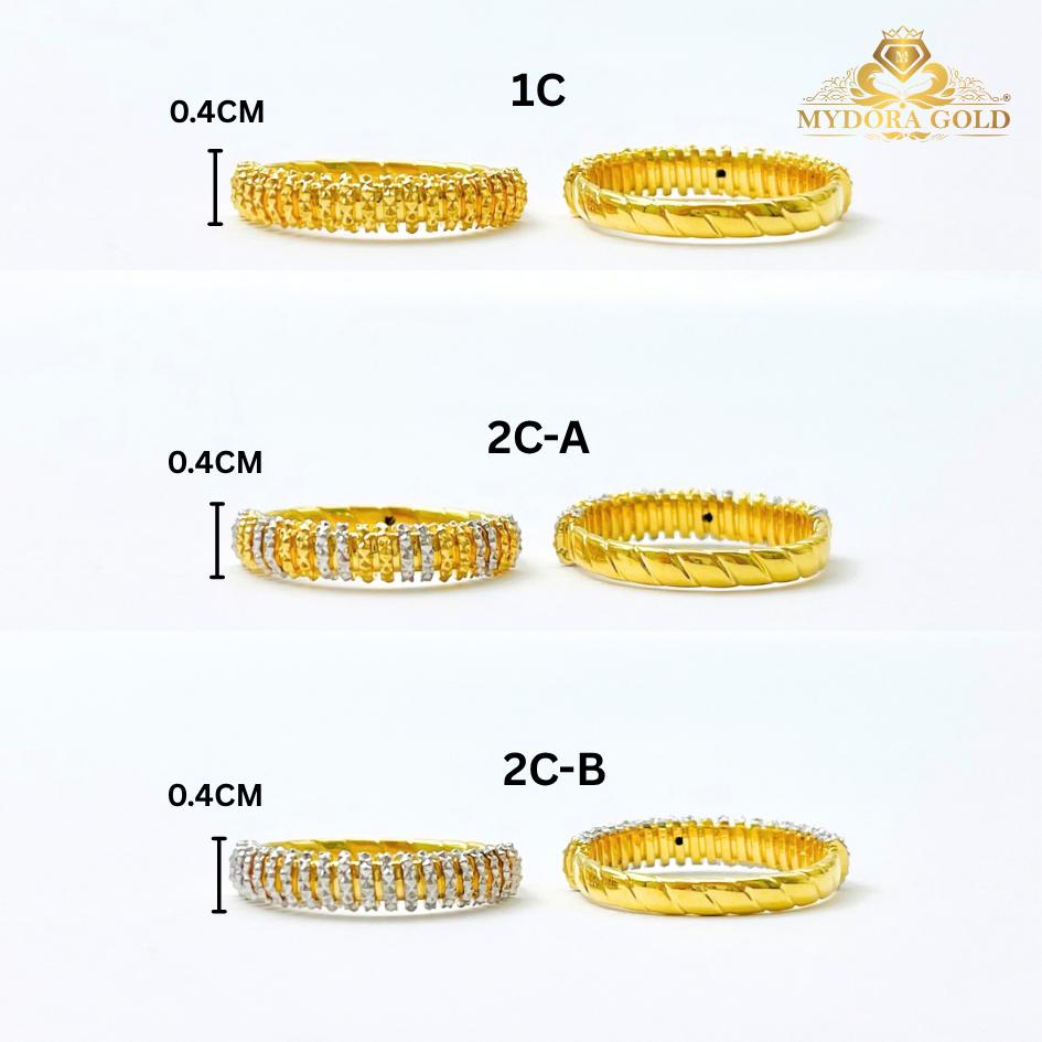 MYDORA EMAS 916 Cincin Mini Sparkle Liner Cut (5G) l EMAS 916/22K