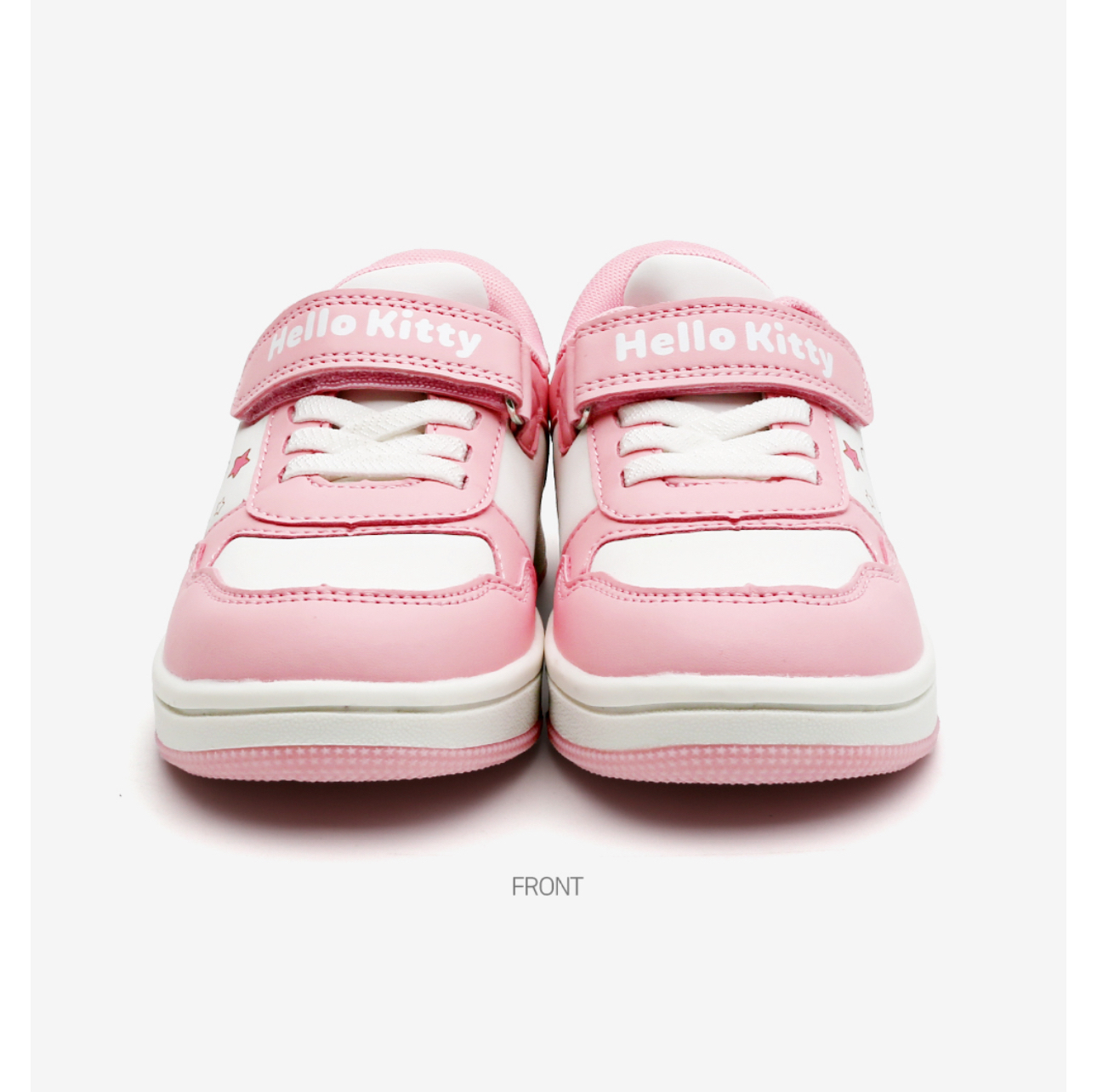 🇰🇷預訂 韓國直送🇰🇷Sanrio Hello Kitty人物印花魔術貼拼色波鞋