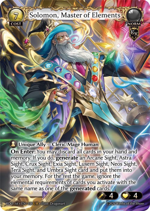 Solomon, Master of Elements / RDO-148 (UR)