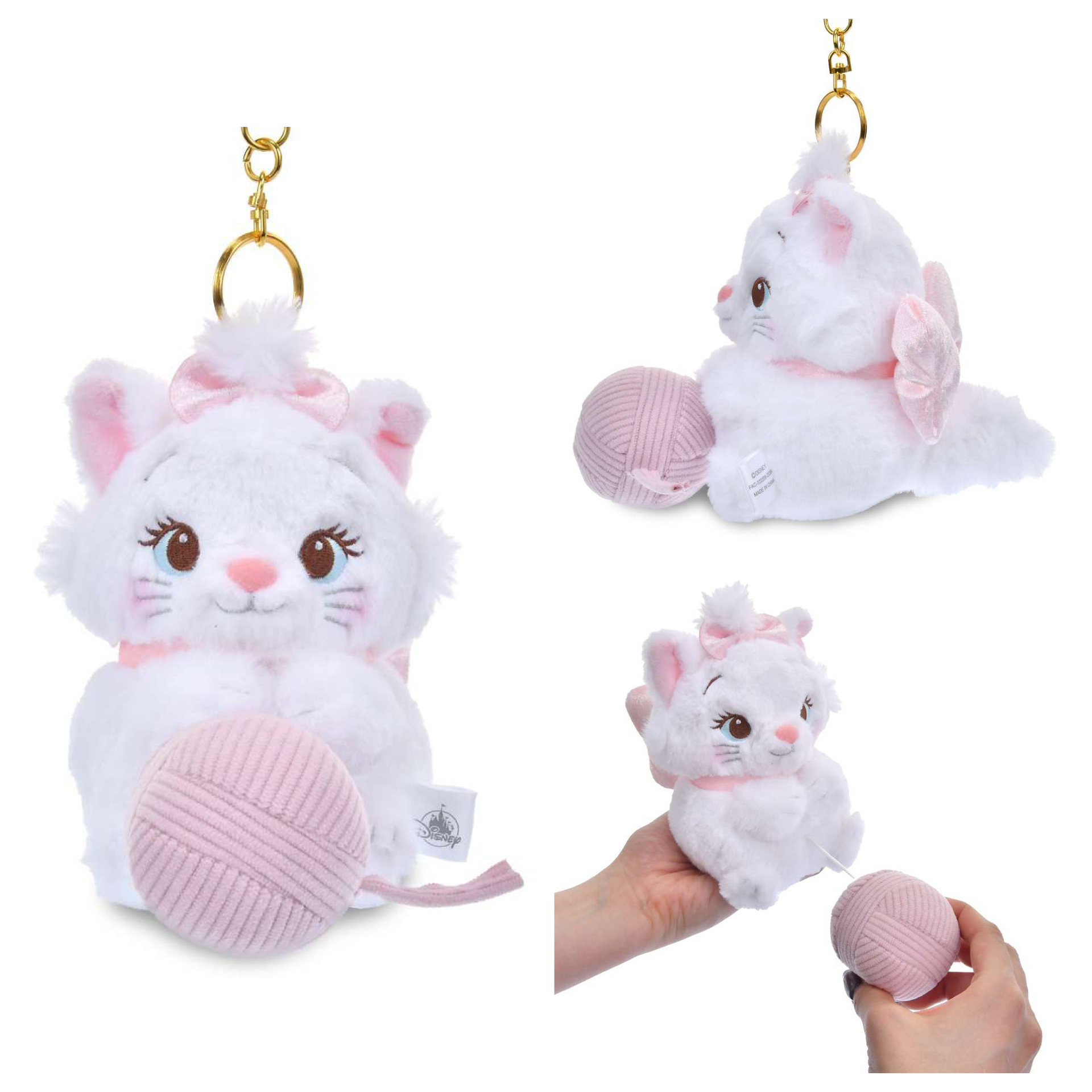 日本預訂📍日本迪士尼貓貓拉拉毛線球公仔吊飾 3/2日本開售
