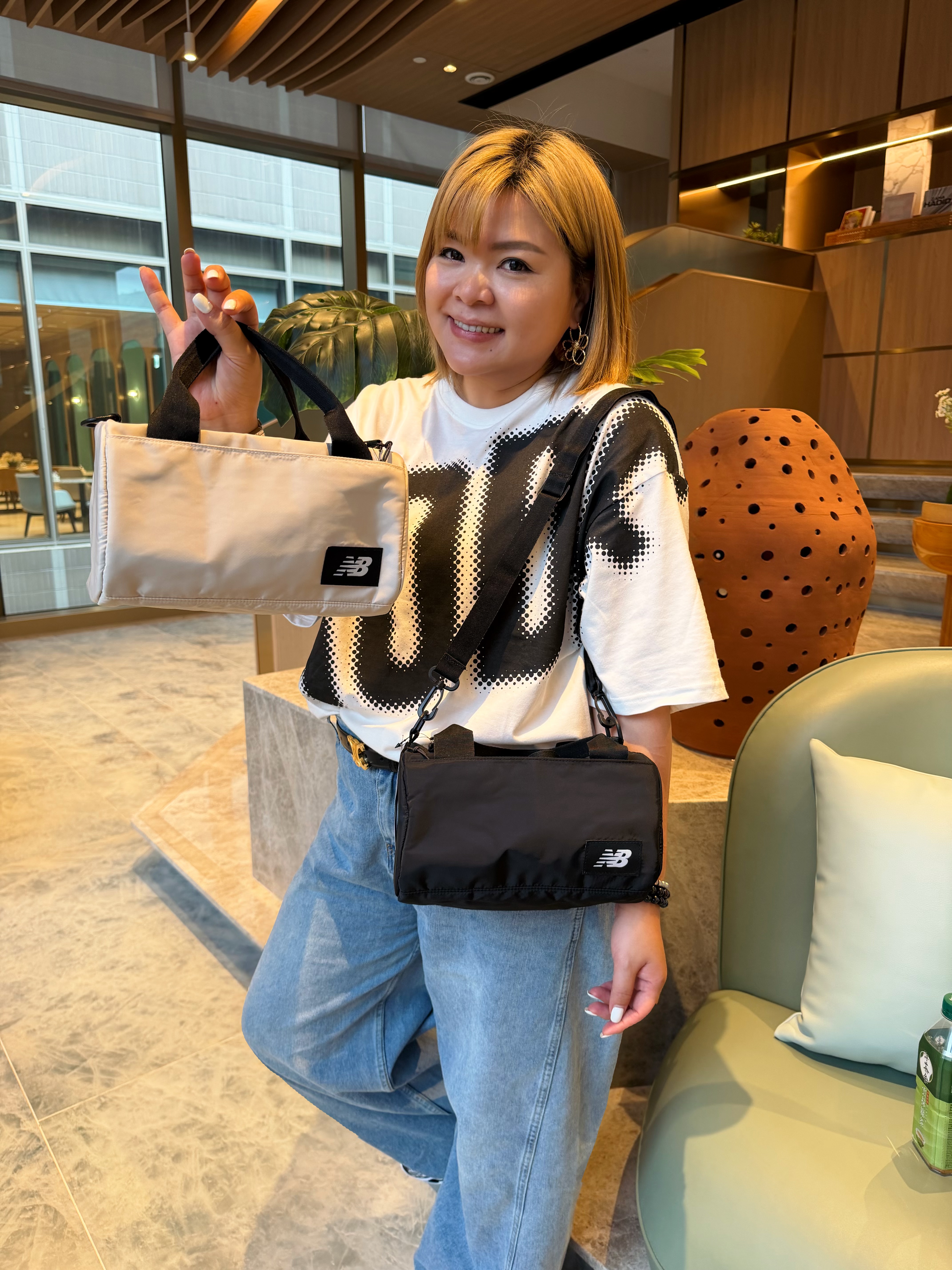 New balance防水塗層可拆卸多功能袋