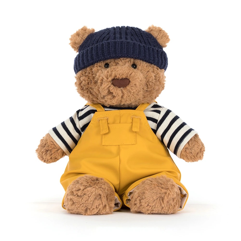 【出海啦！】Jellycat Bartholomew Bear Seafarer Outfit 水手服套裝熊仔 - 經典條紋衫+水手帽