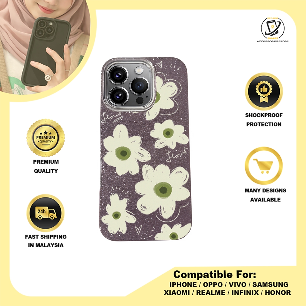 BLING CASE PHONE FOR IPHONE - DESIGN FLOWER J