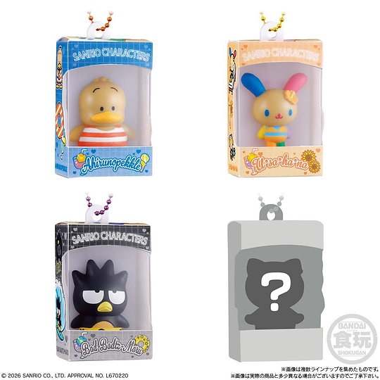 預訂 | 日本Sanrio Bandai食玩 曬燶公仔掛件匙扣