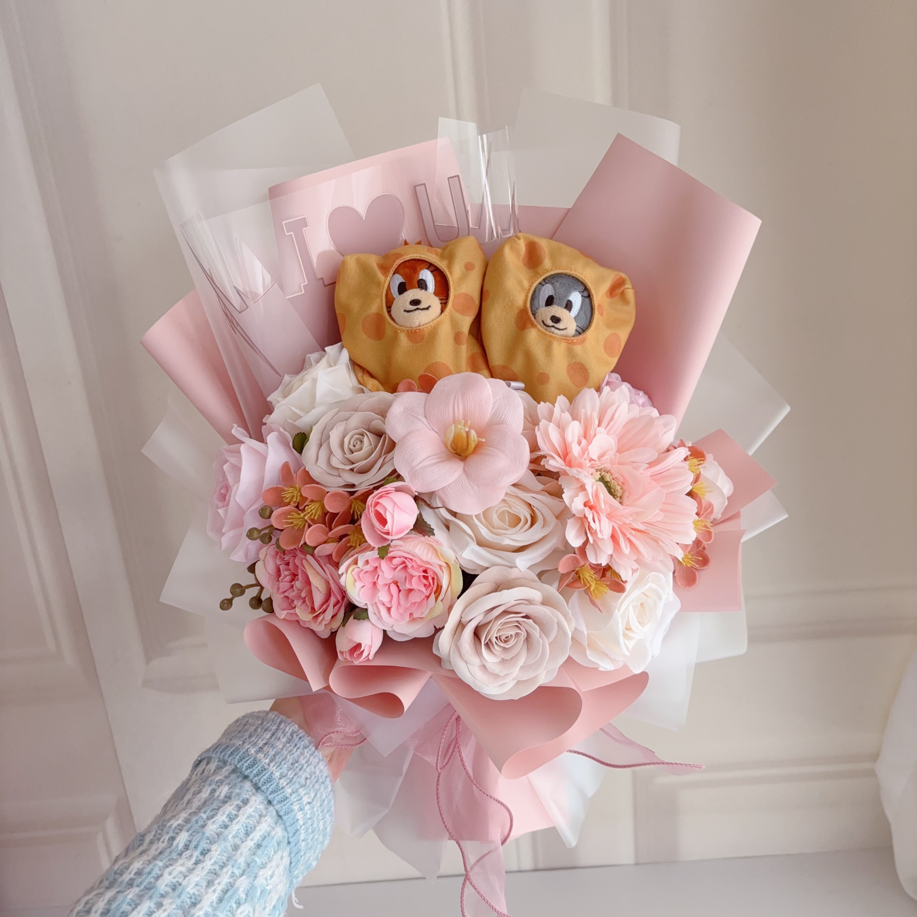 (現貨)Tom & Jerry公仔花束