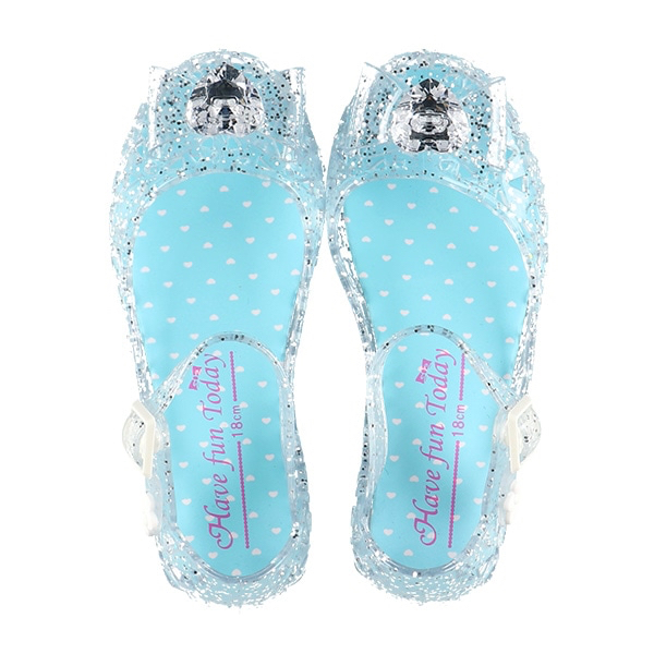 🇯🇵預訂 日本直送🇯🇵兩色寶石蝴蝶結閃粉涼鞋