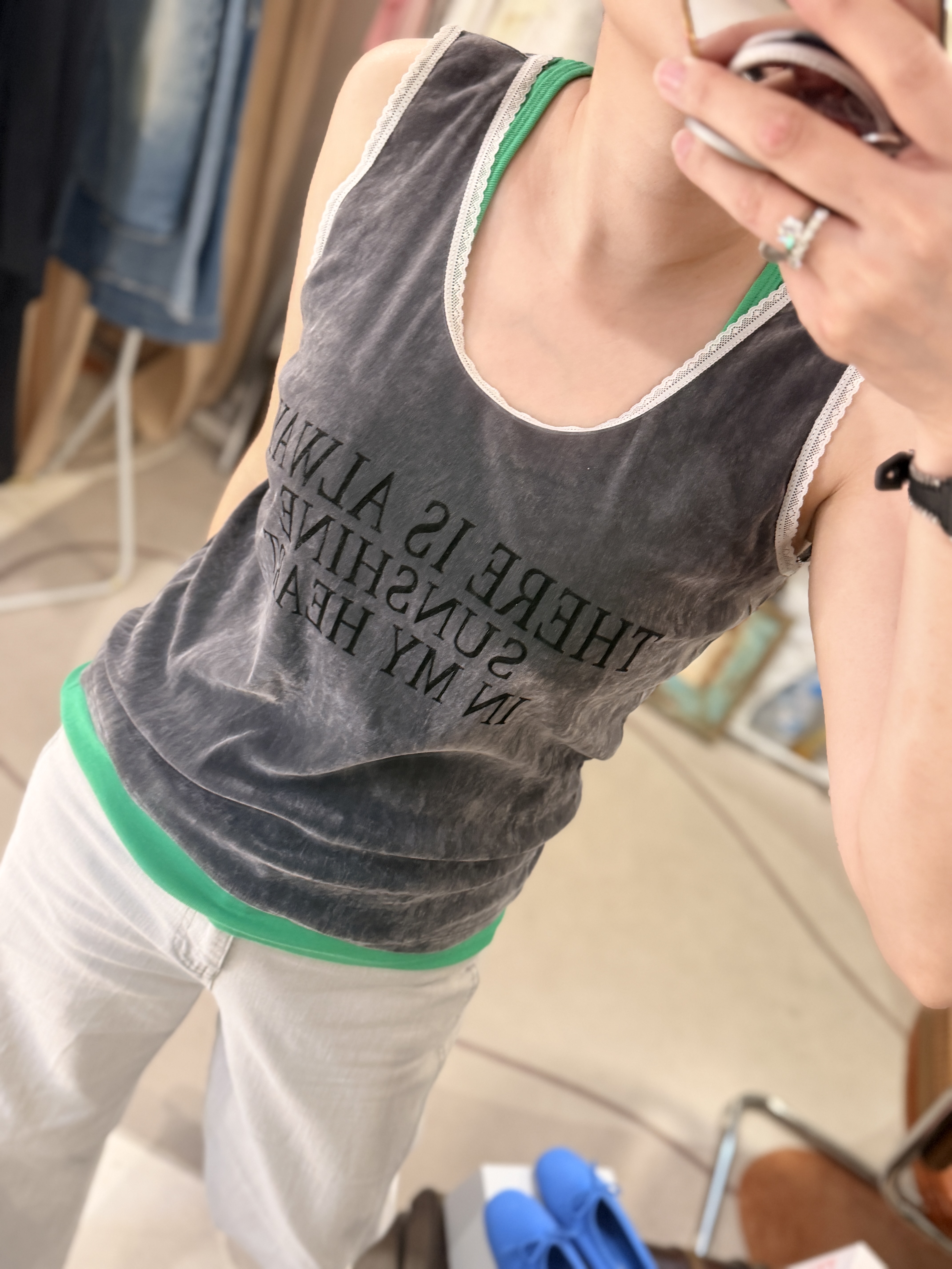 Light velvet vest