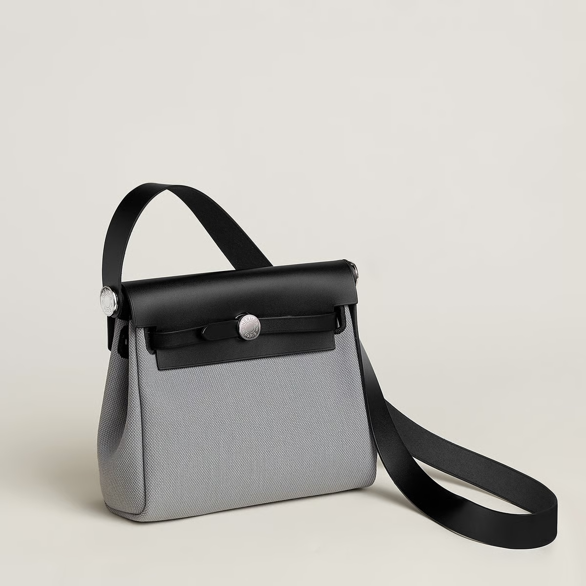 Hermes 全新🆕 Mini Herbag 20 Gris Pantin 木偶灰色 Silver buckle銀扣