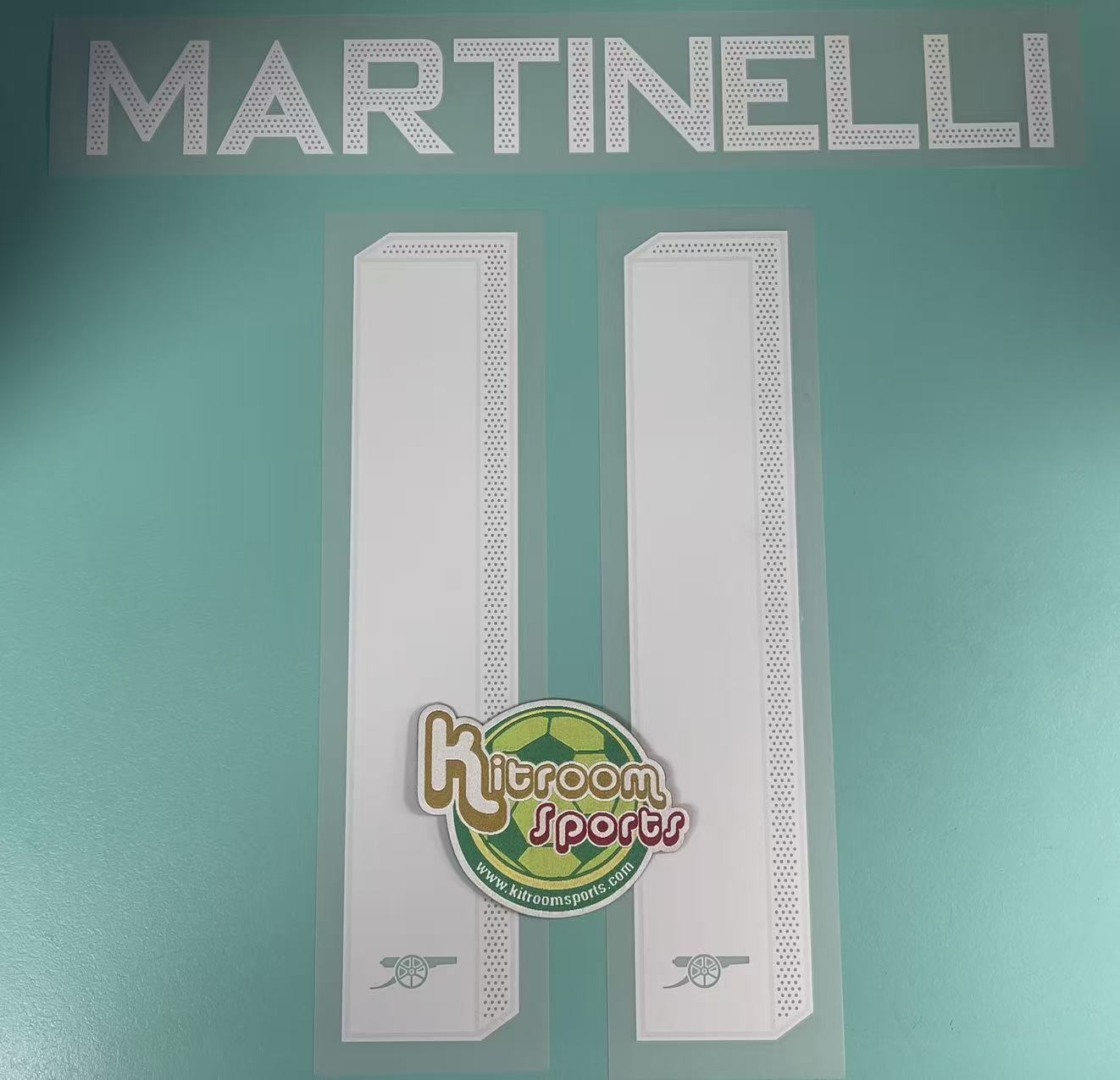 2023-24 Arsenal 3RD UCL Nameset #11 MARTINELLI
