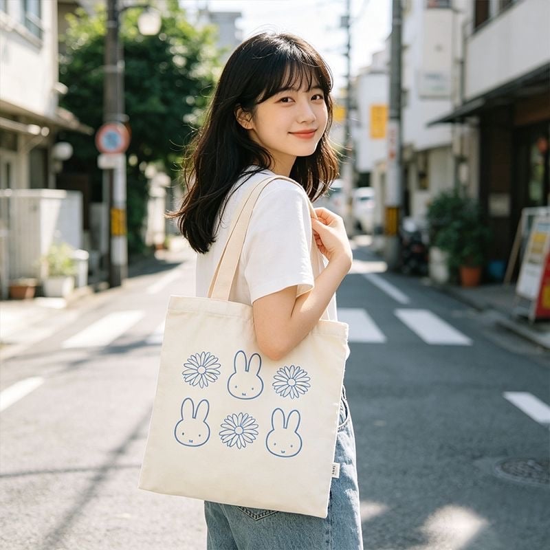 救救3小兔B行動 新登場 MINISO x Miffy聯乘限定 購物袋Tote Bag