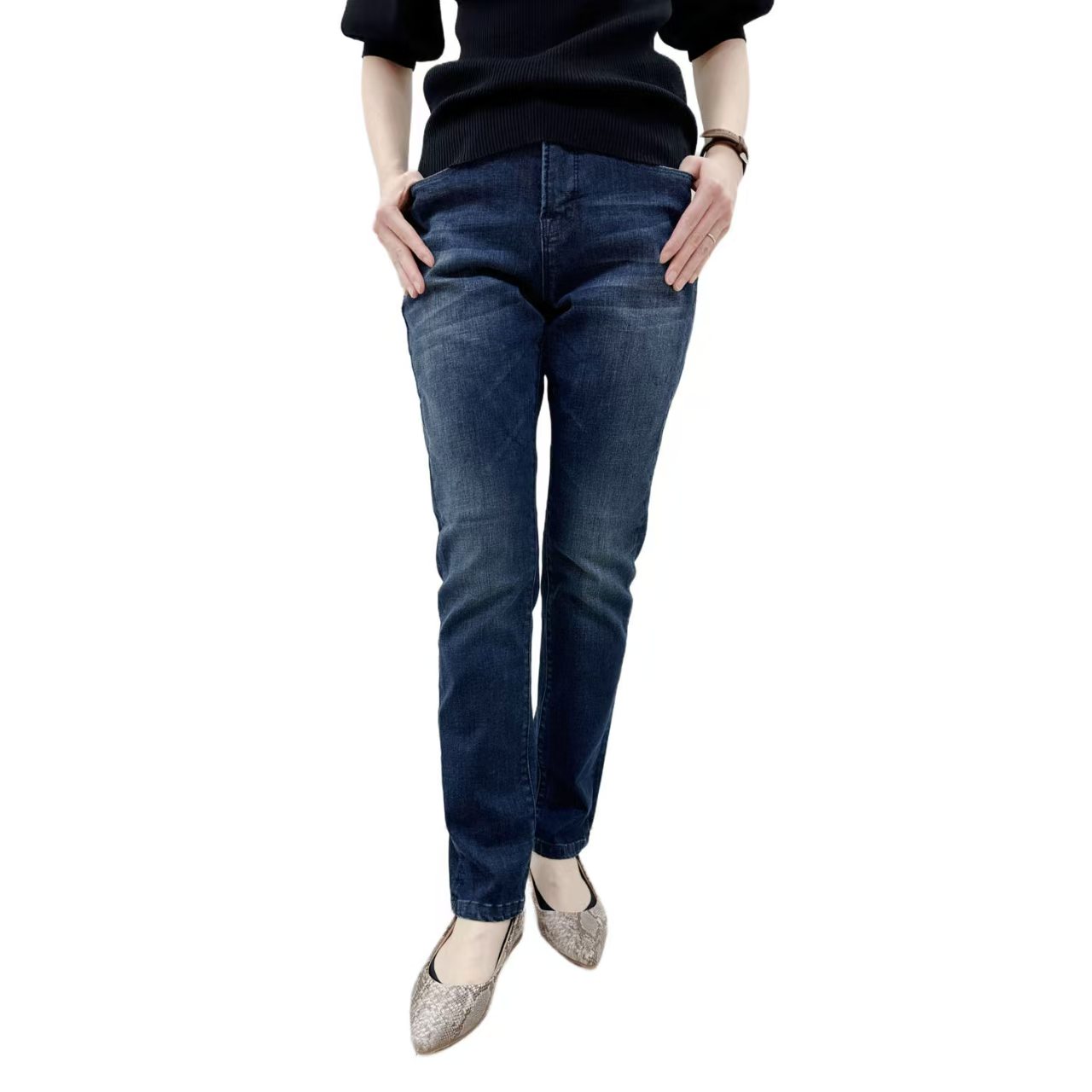 日本直送 CAMEL ROAD KIRA-RAKU 緊身直筒褲