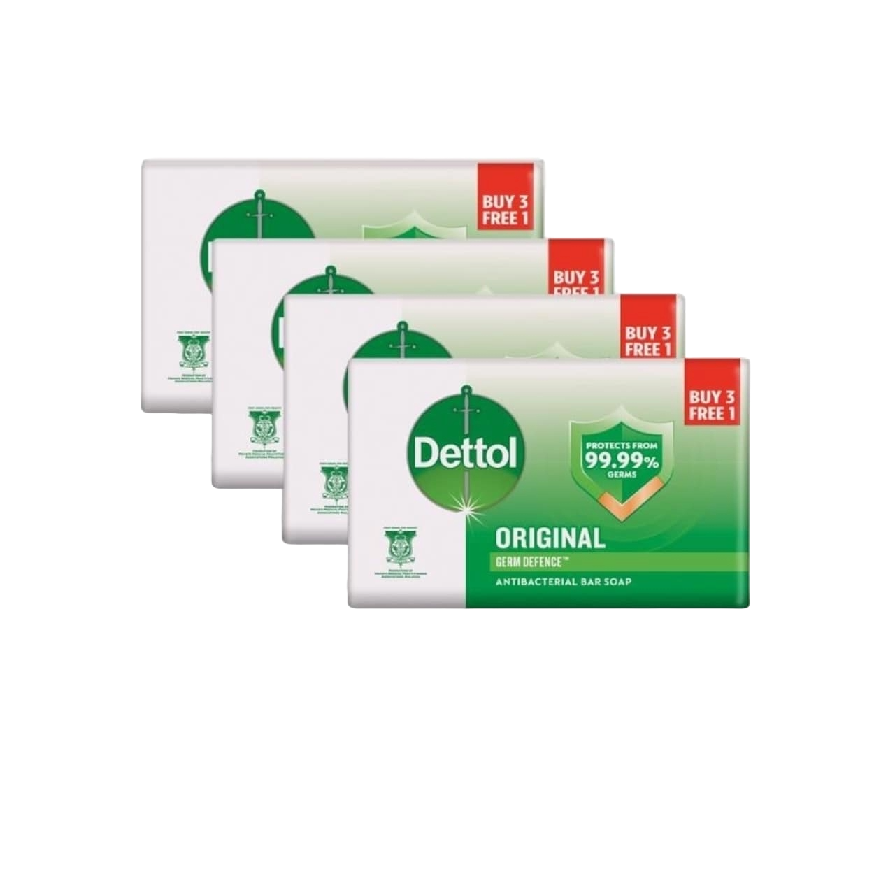 Dettol Bar Soap 100gx4 - Original