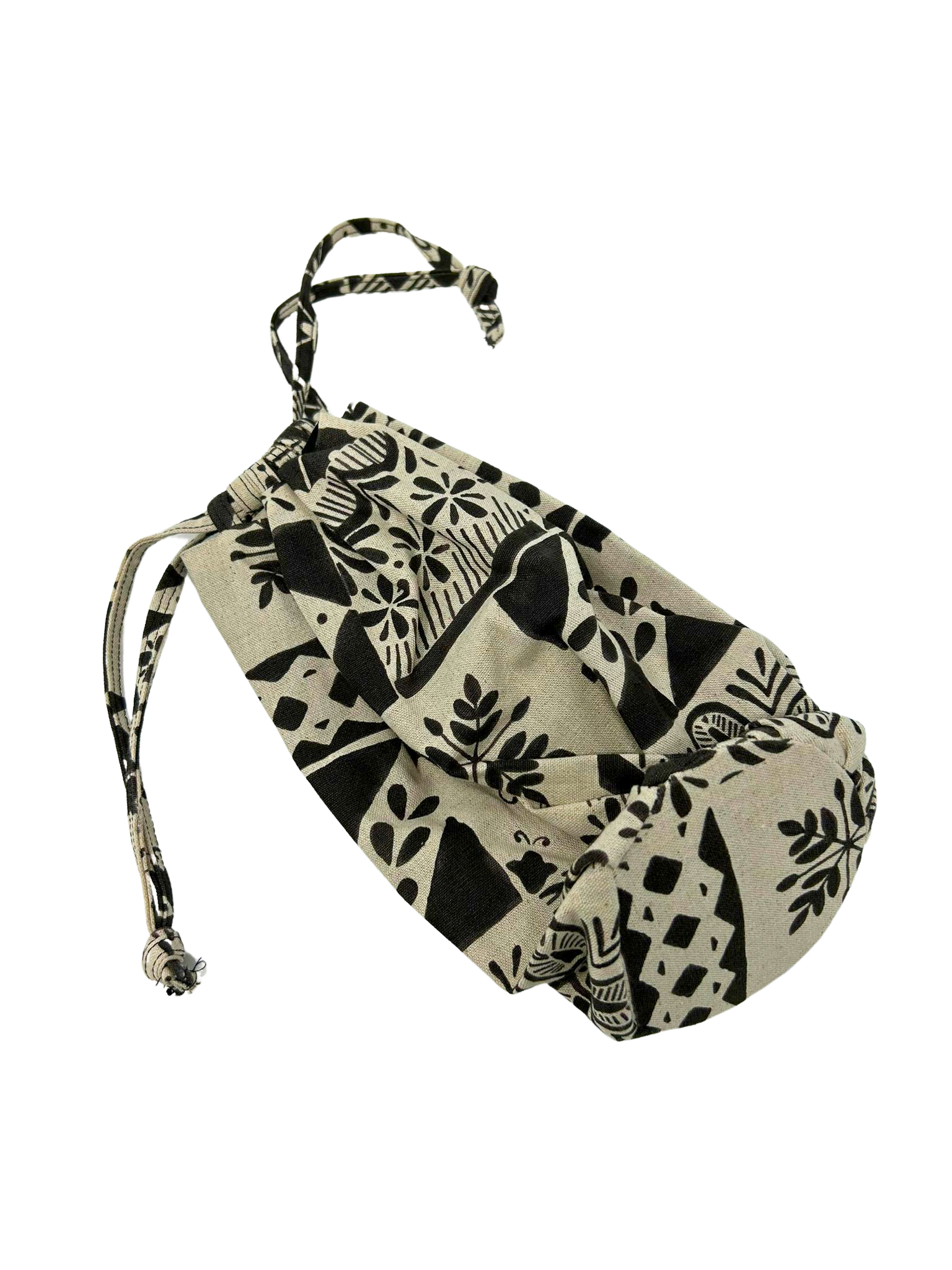 *義賣捐款* 黑白花紋直筒袋 E2