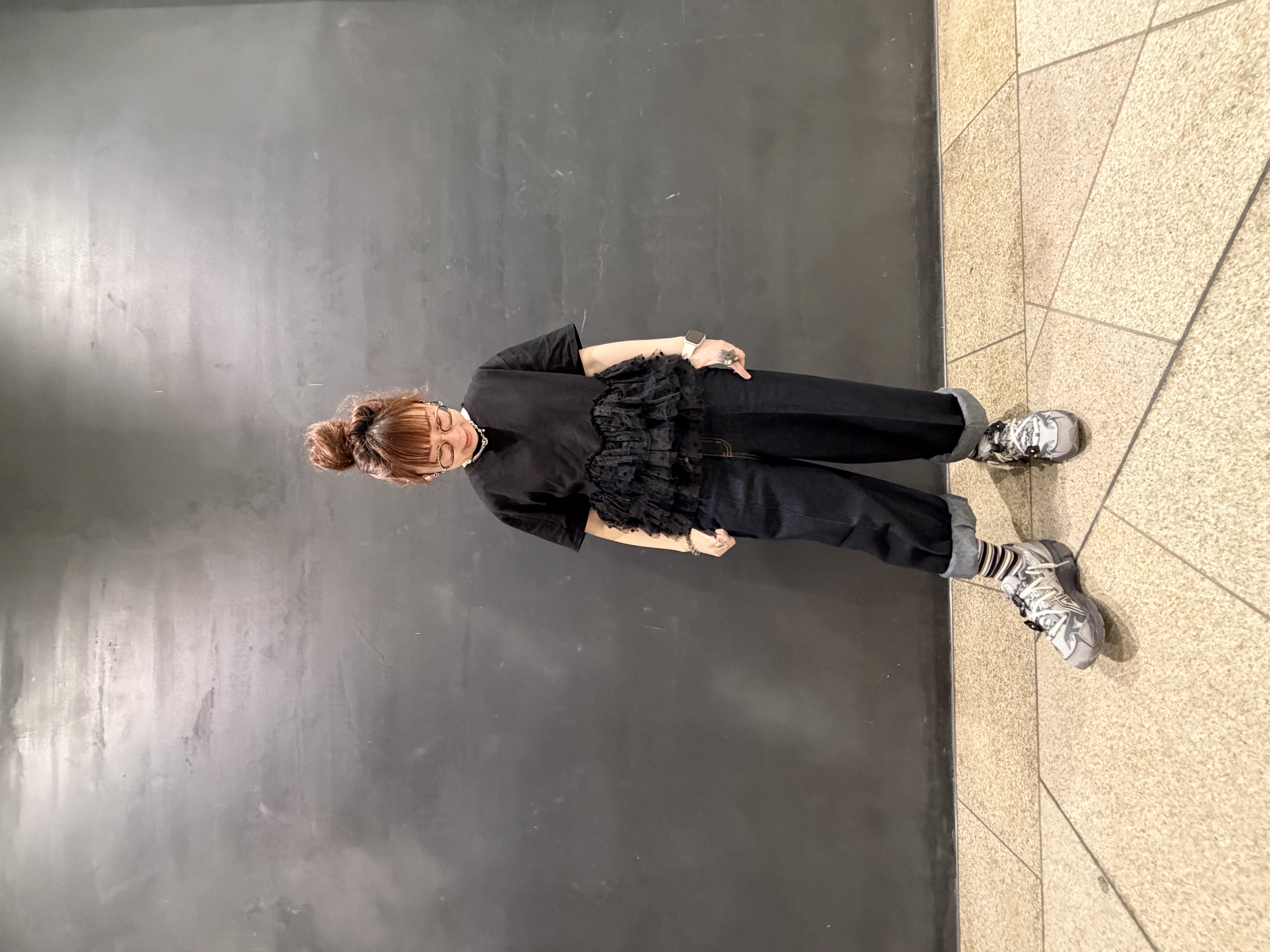 日本拼款波點衫