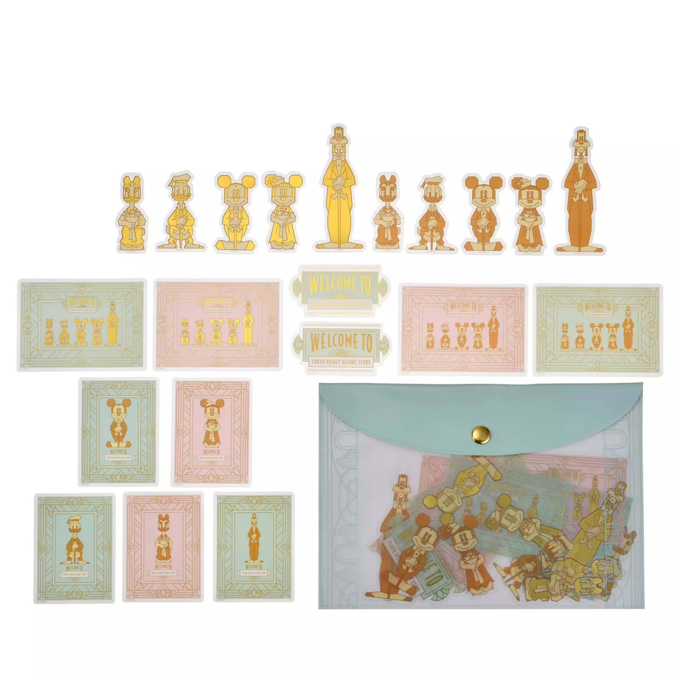 🌸 【預訂】Mickey & Friends Stickers Set - Tokyo Disney Resort Store's Renewal Opening 1st