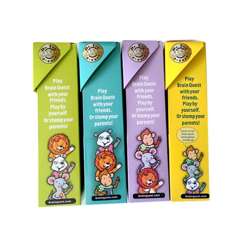Brain Quest 大腦任務 學前認字智力開發問答卡｜4 boxes｜Suitable for ages 2-6