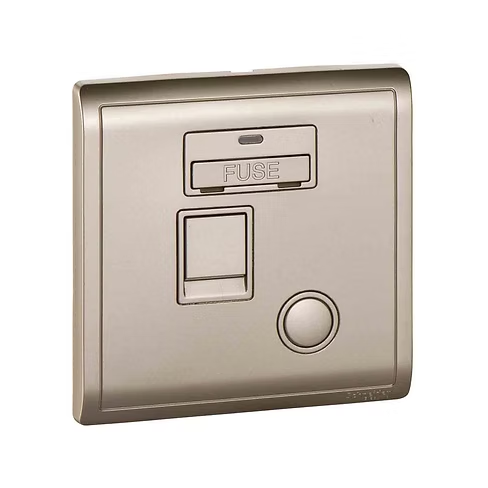 施耐德 Pieno 沉醉金 13AFuse有掣有燈 接線蘇