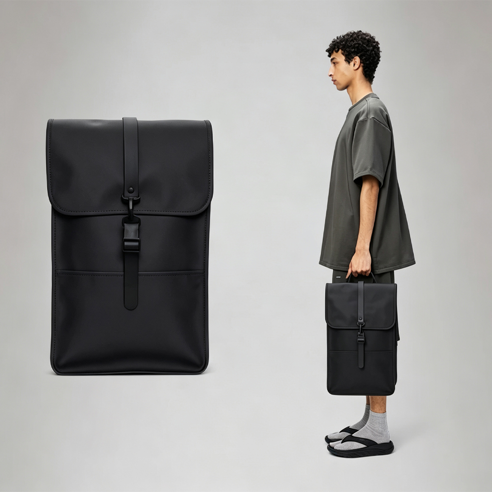 Rains Backpack Large | Rains Backpack Large 經典防水長方型背包