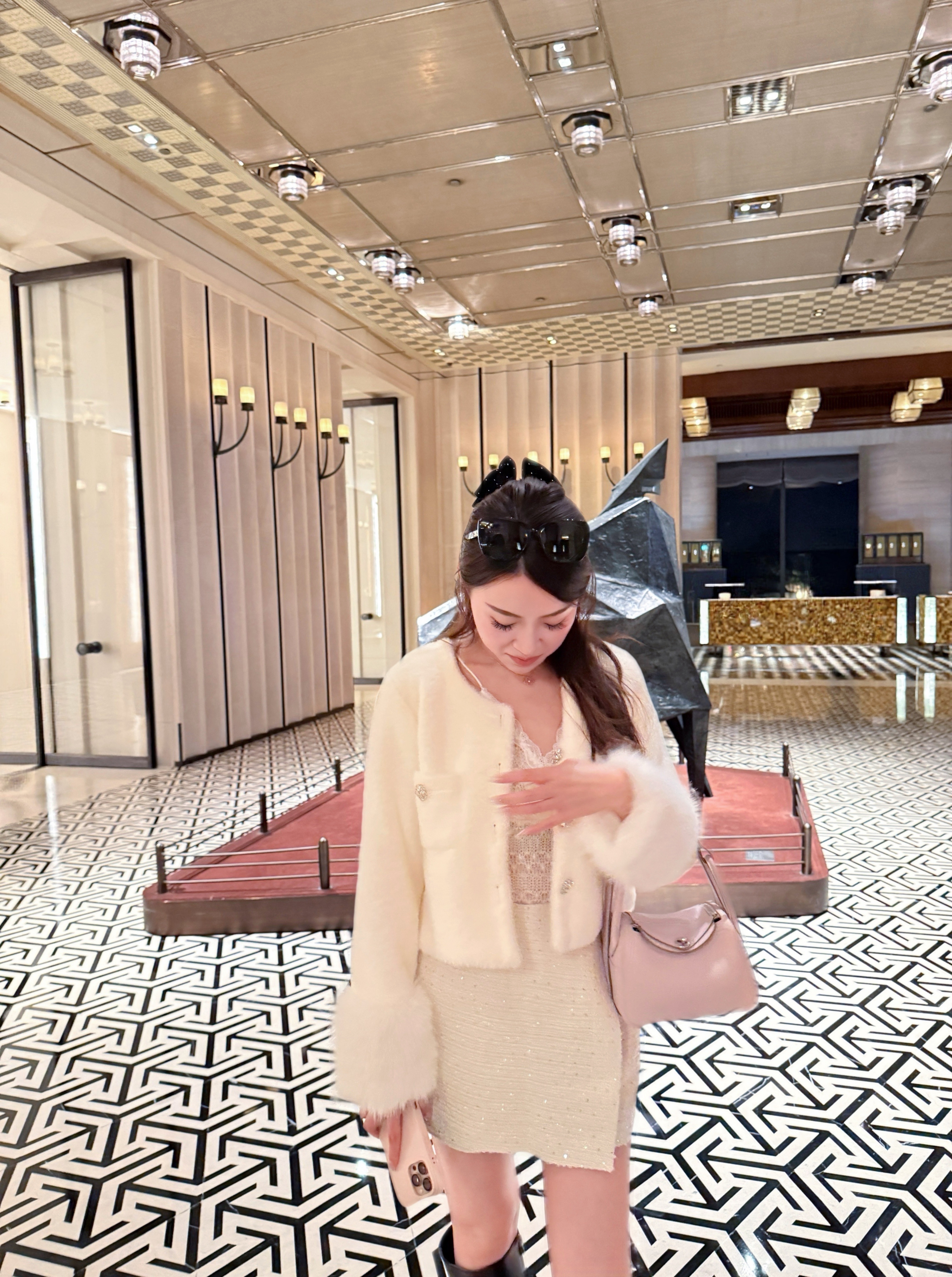 千金風 ✨毛毛手袖Tweed Jk