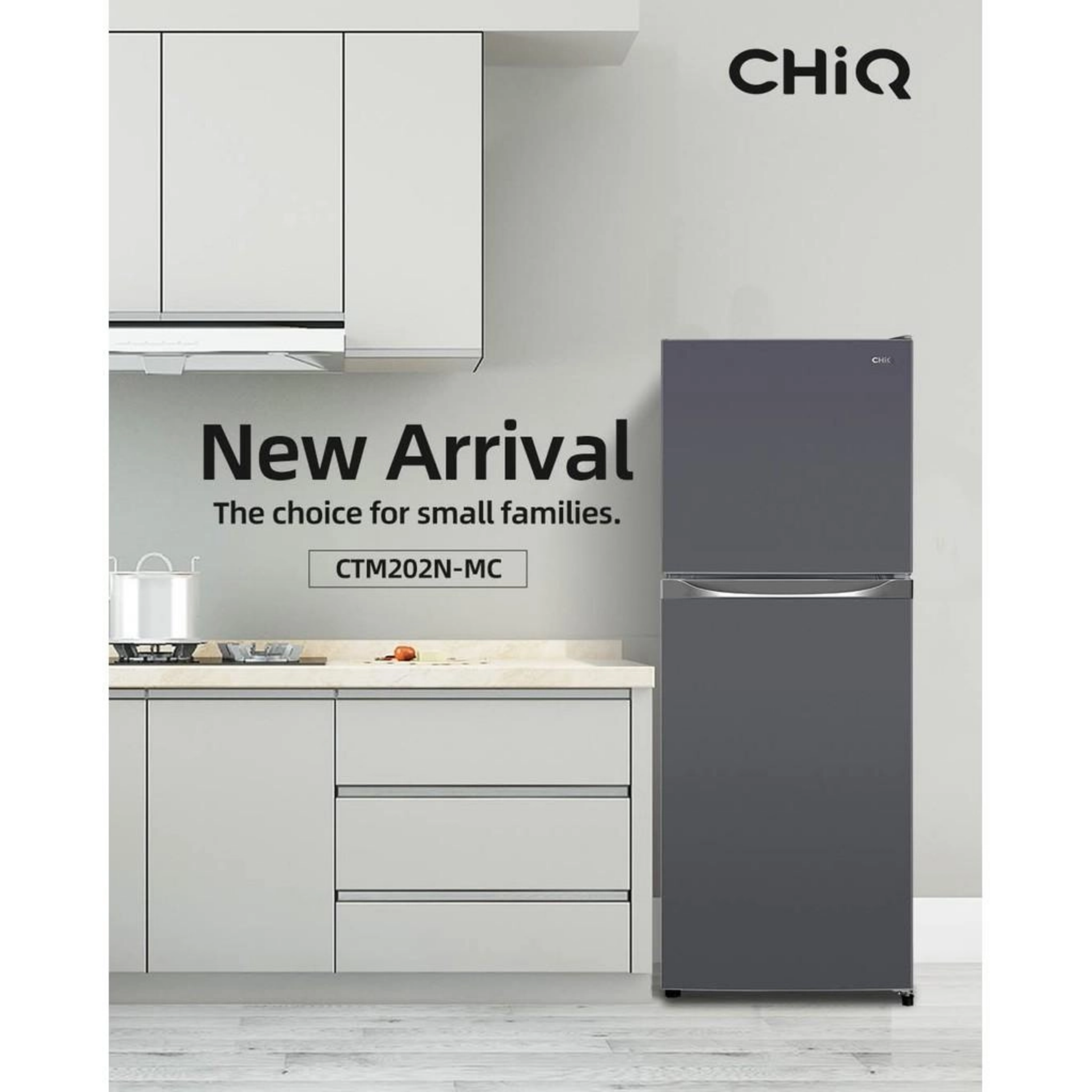 CHiQ 2-Door Refrigerator CTM202N-MC