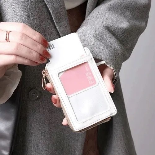 日本🗾品牌可伸縮L形拉鏈式證件套匙扣現貨💞