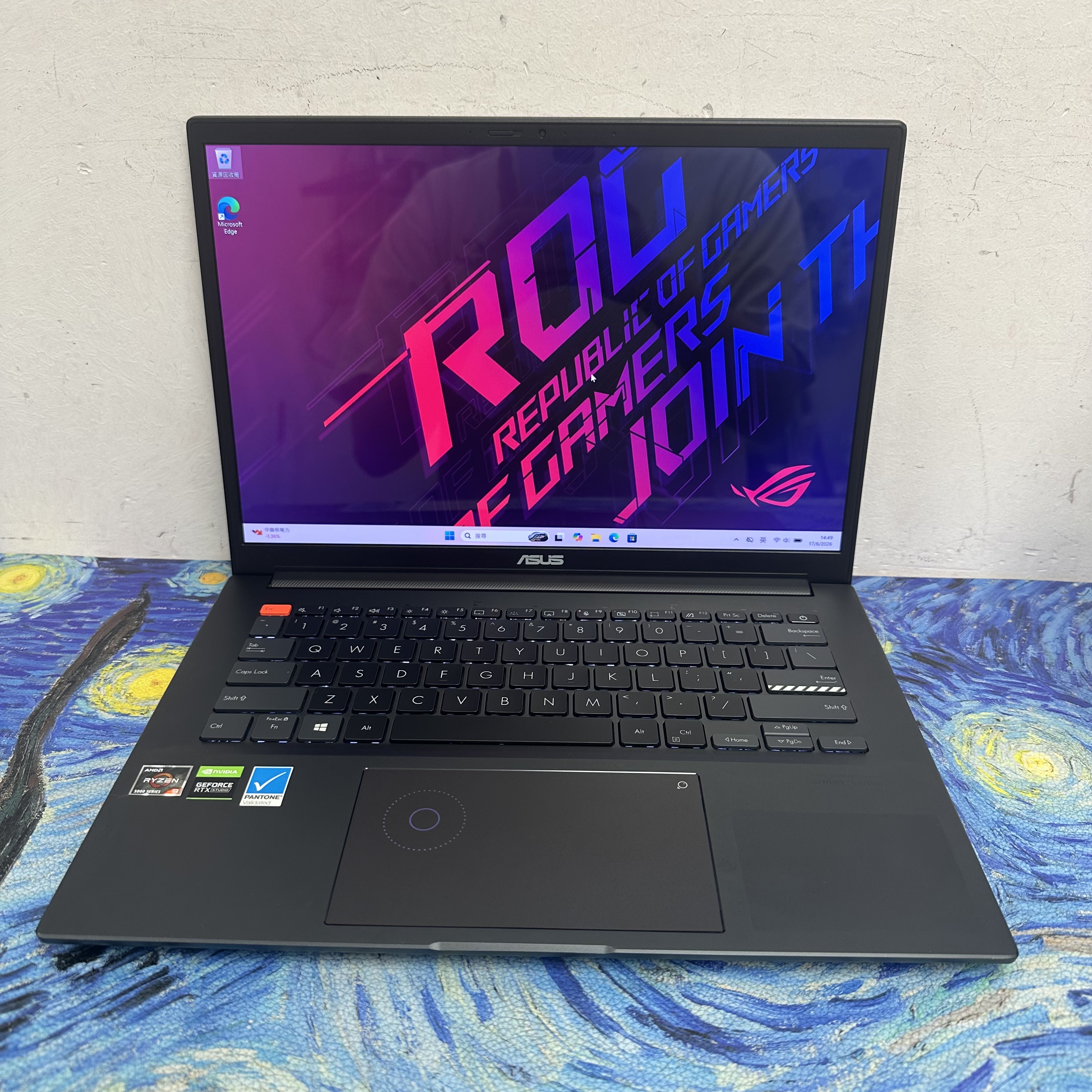 Asus Zenbook 14寸 2.8K OLED Mon AMD Ryzen 9 5900HX /16GB Ram/512GB SSD/RTX 3050 獨立顯示卡/Pantone認證/打機超爽/ Gaming Laptop / Notebook / Movie / Netflix / YouTube / PC 