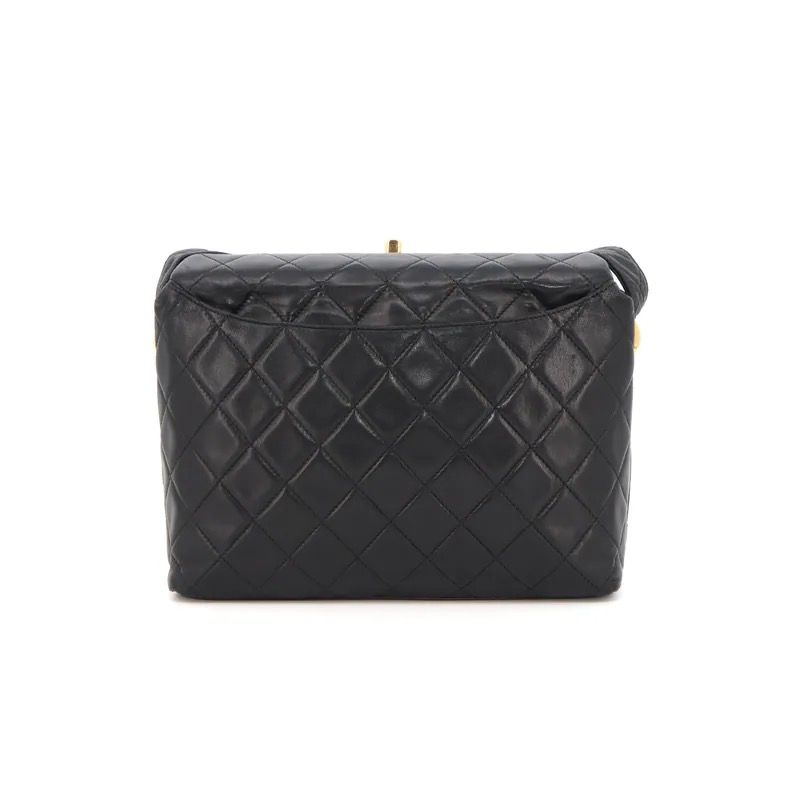 Chanel Coco Mark Matelasse Lambskin Turn Lock Crossbody Bag